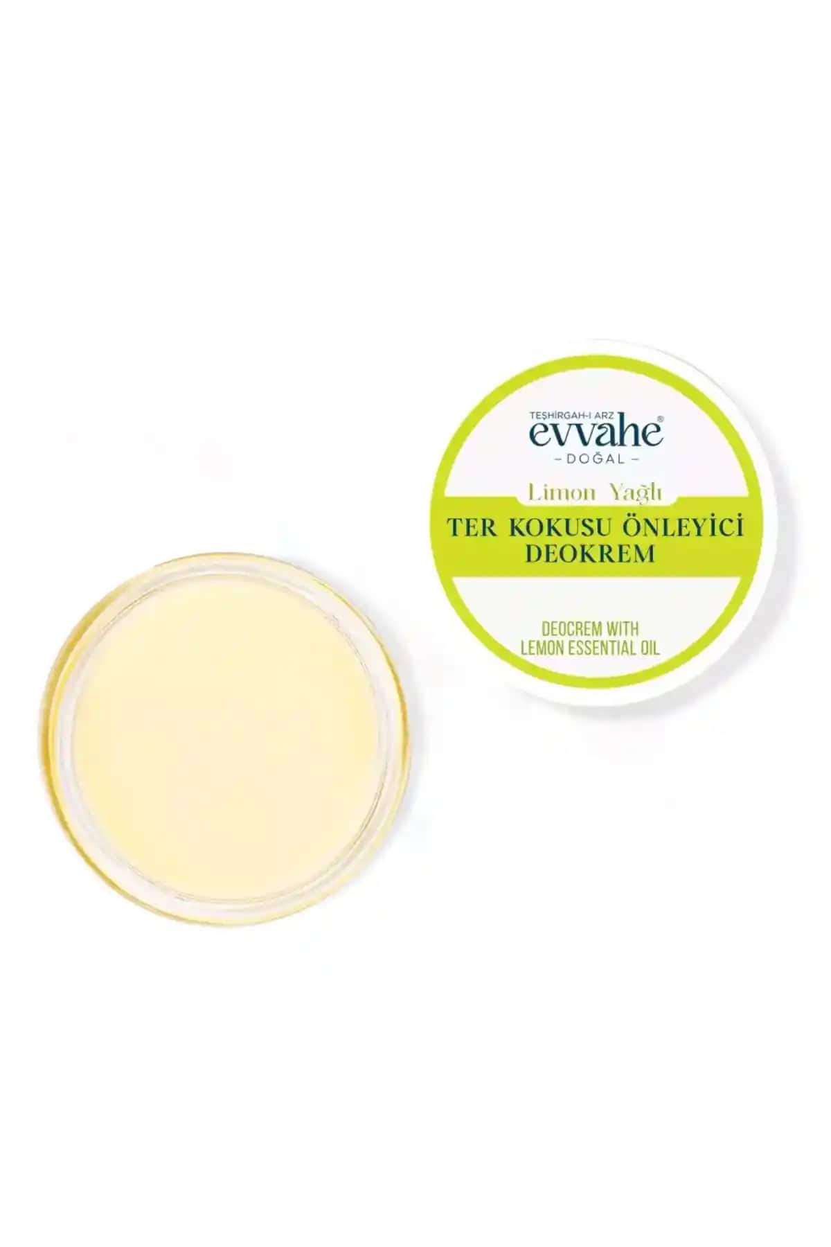 Evvahe Doğal Limon Yağlı Ter Kokusu Önleyici: Doğal ve Etkili Ter Kokusu Kontrolü Ürünü