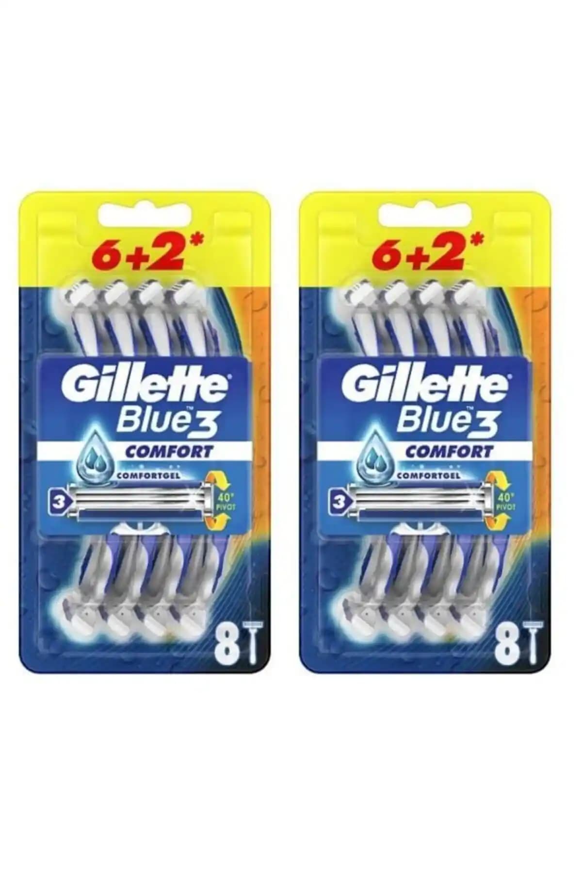 Gillette Blue-3 Comfort Erkekler İçin Konforlu ve Ekonomik Tıraş Bıçağı Ürün Özellikleri