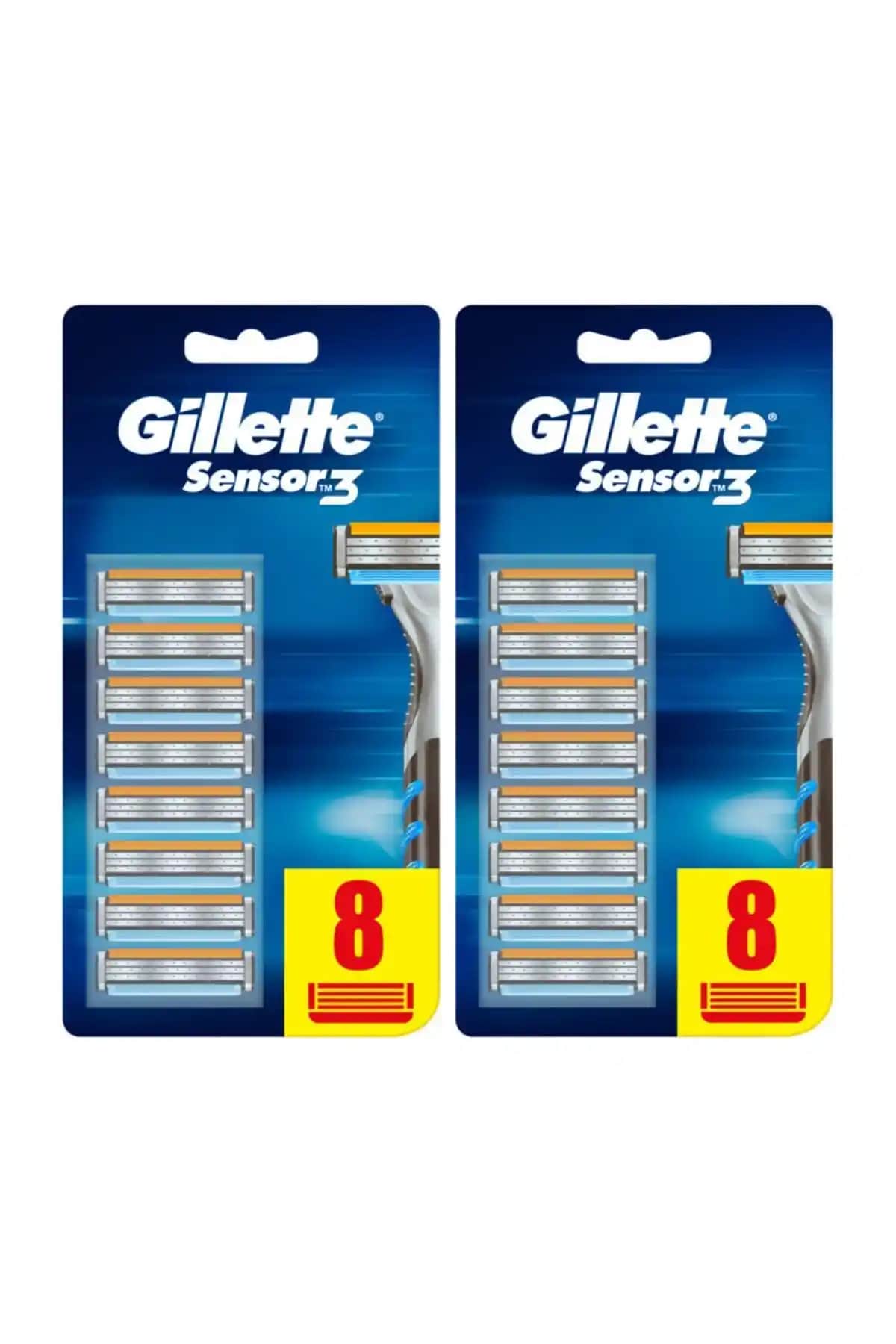 Gillette Sensor3 8'li Bıçaklar: Yüksek Performanslı ve Ekonomik Tıraş Çözümü