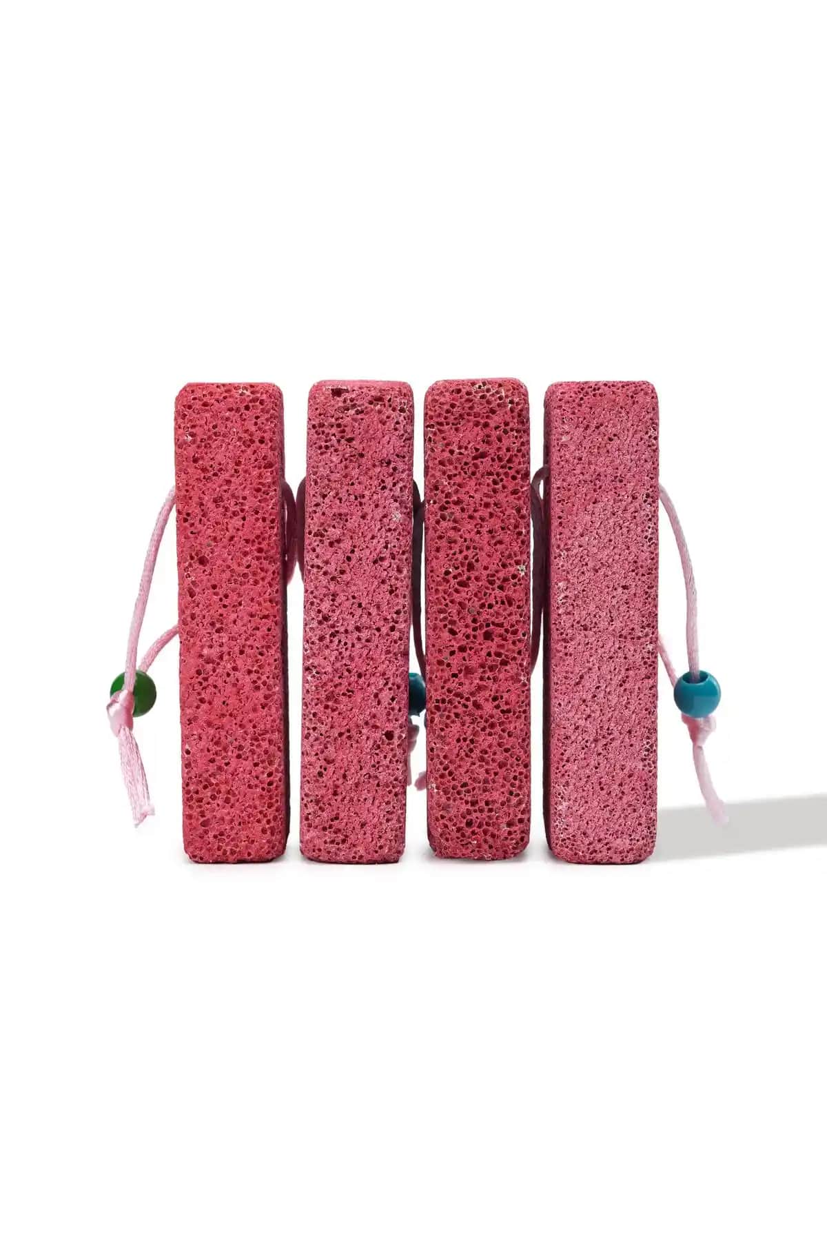 LETSCRUB 4'lü Ponza Taşı Seti Doğal Cilt Temizliği ve Yumuşatma İçin Uygun