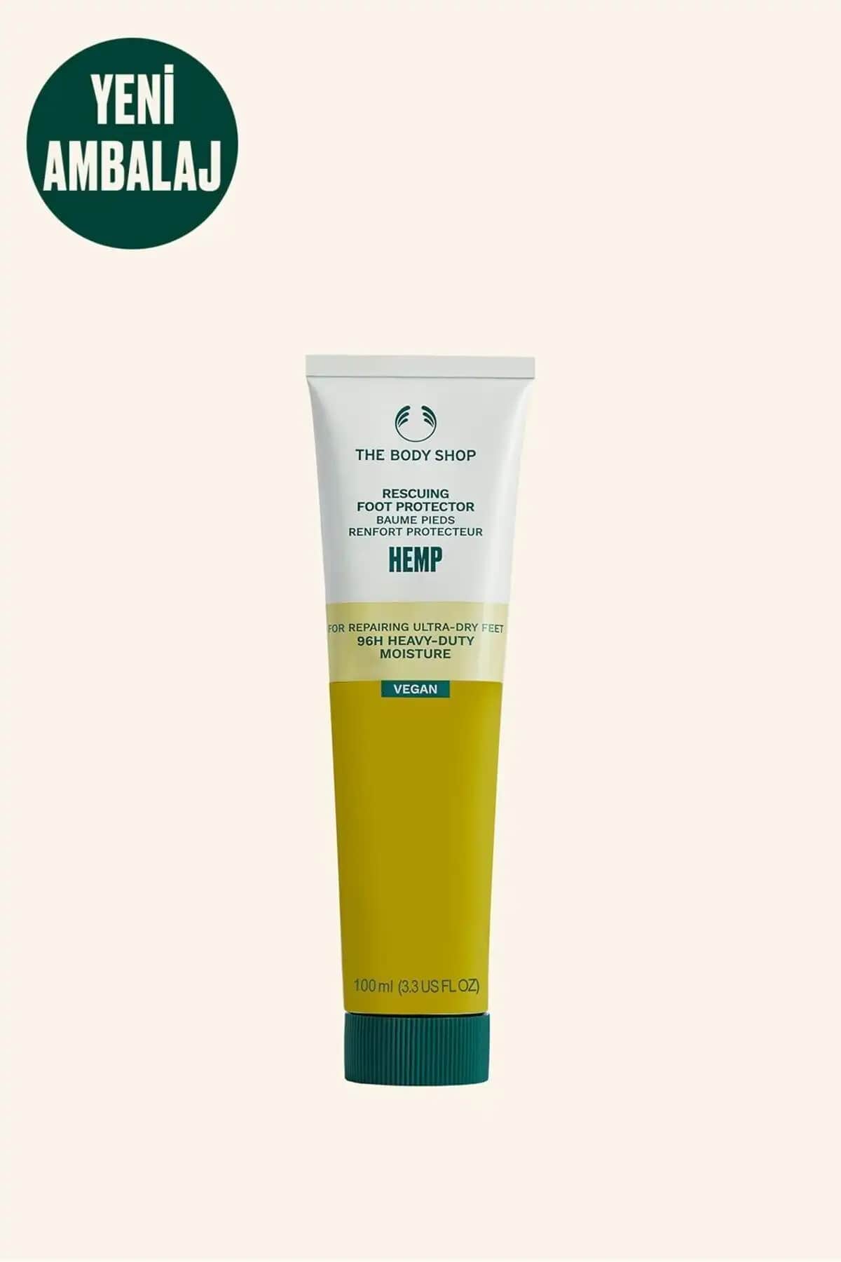 The Body Shop Hemp Koruyucu Topuk ve Ayak Kremi - Yoğun Nemlendirme ve Yumuşatma