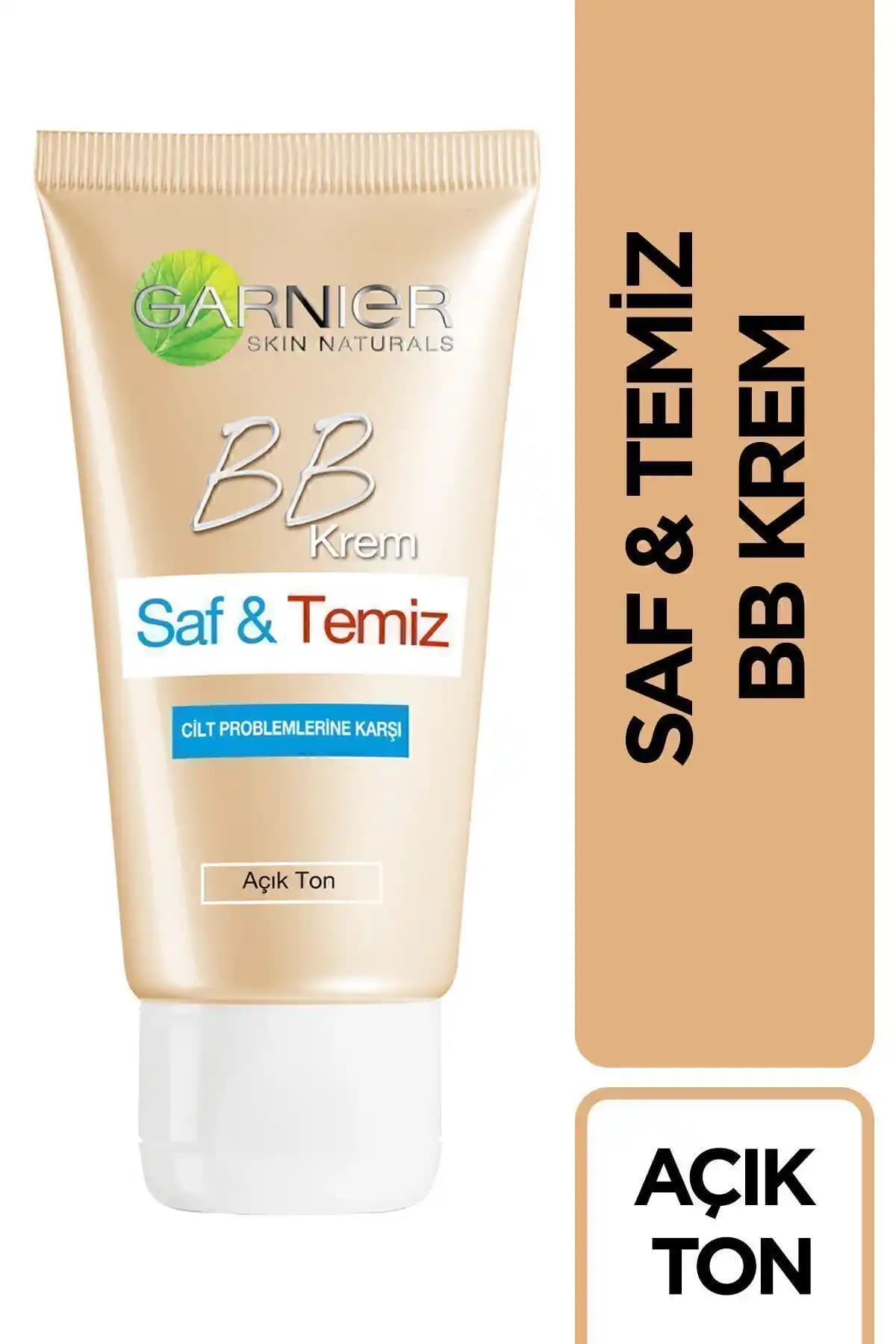 Garnier Saf & Temiz BB Krem Açık Ton SPF 15 ile doğal ve sağlıklı cilt görünümü sağlar