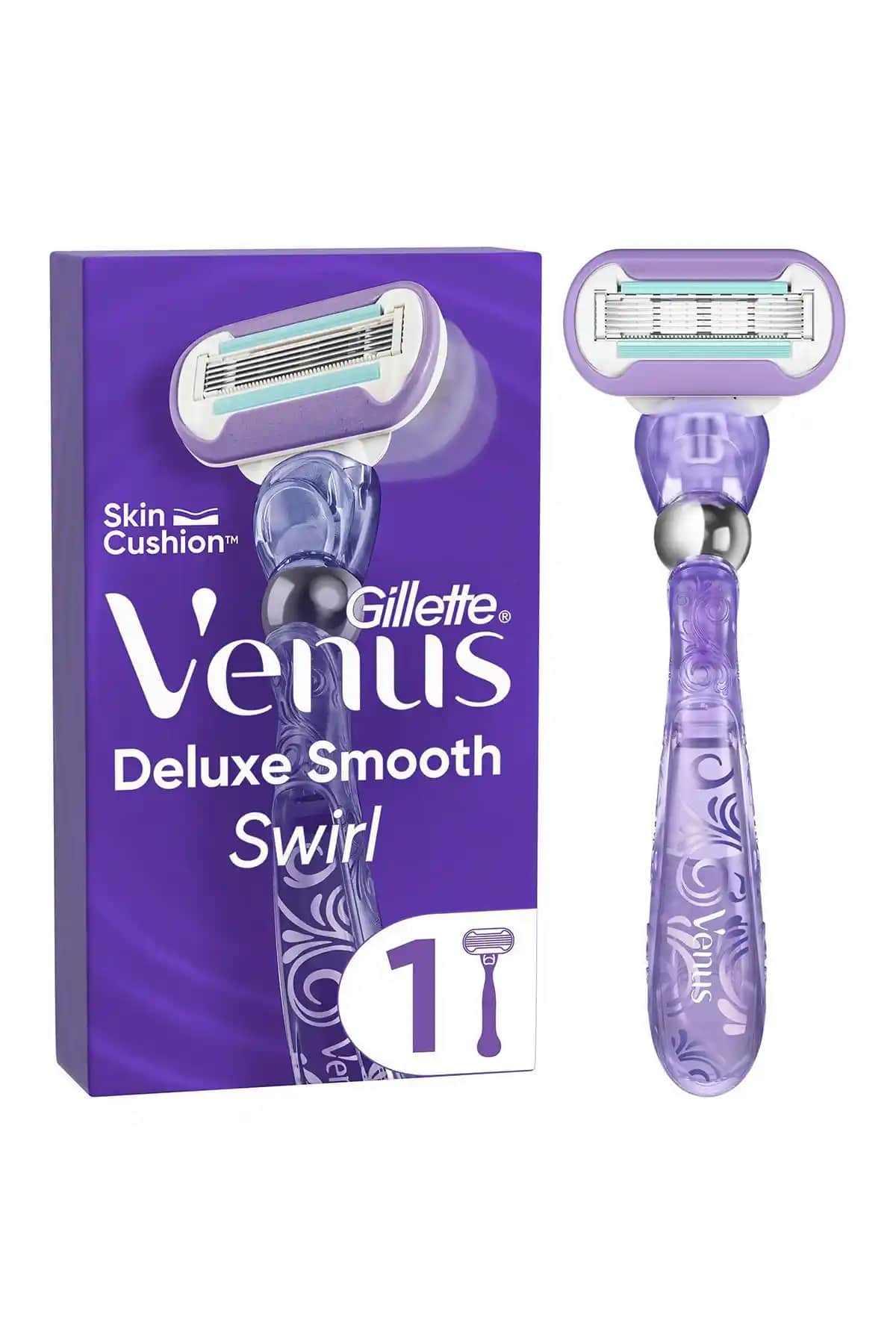Gillette Venus Extra Smooth Swirl Yedek Başlık: Kadınlar İçin Pürüzsüz ve Tahrişsiz Tıraş Deneyimi