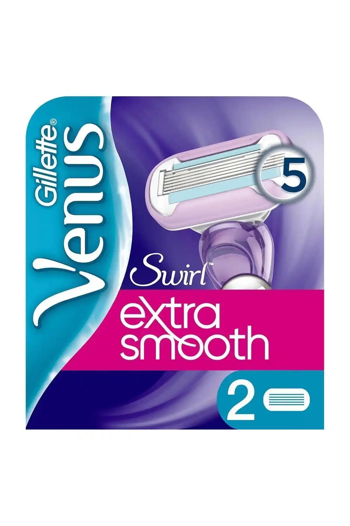 Gillette Venus Swirl Extra Smooth Kadın Tıraş Bıçağı: Uzun Süreli Konfor ve Güvenlik Sağlar