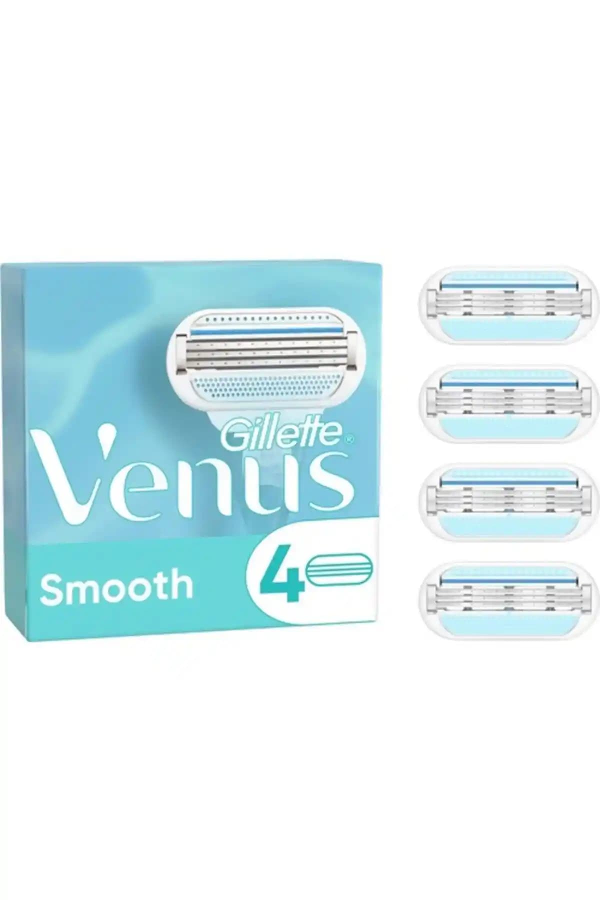Gillette Venus Yedek Kadın Tıraş Bıçağı 4'lü: Uzun Ömürlü ve Rahat Tıraş Deneyimi