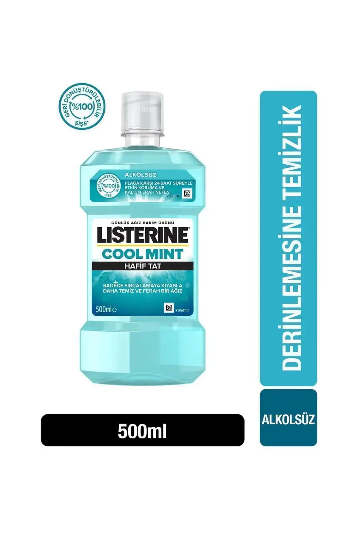 Listerine Cool Mint Hafif Tat Alkolsüz Ağız Bakım Suyu Ürün Özellikleri ve Faydaları