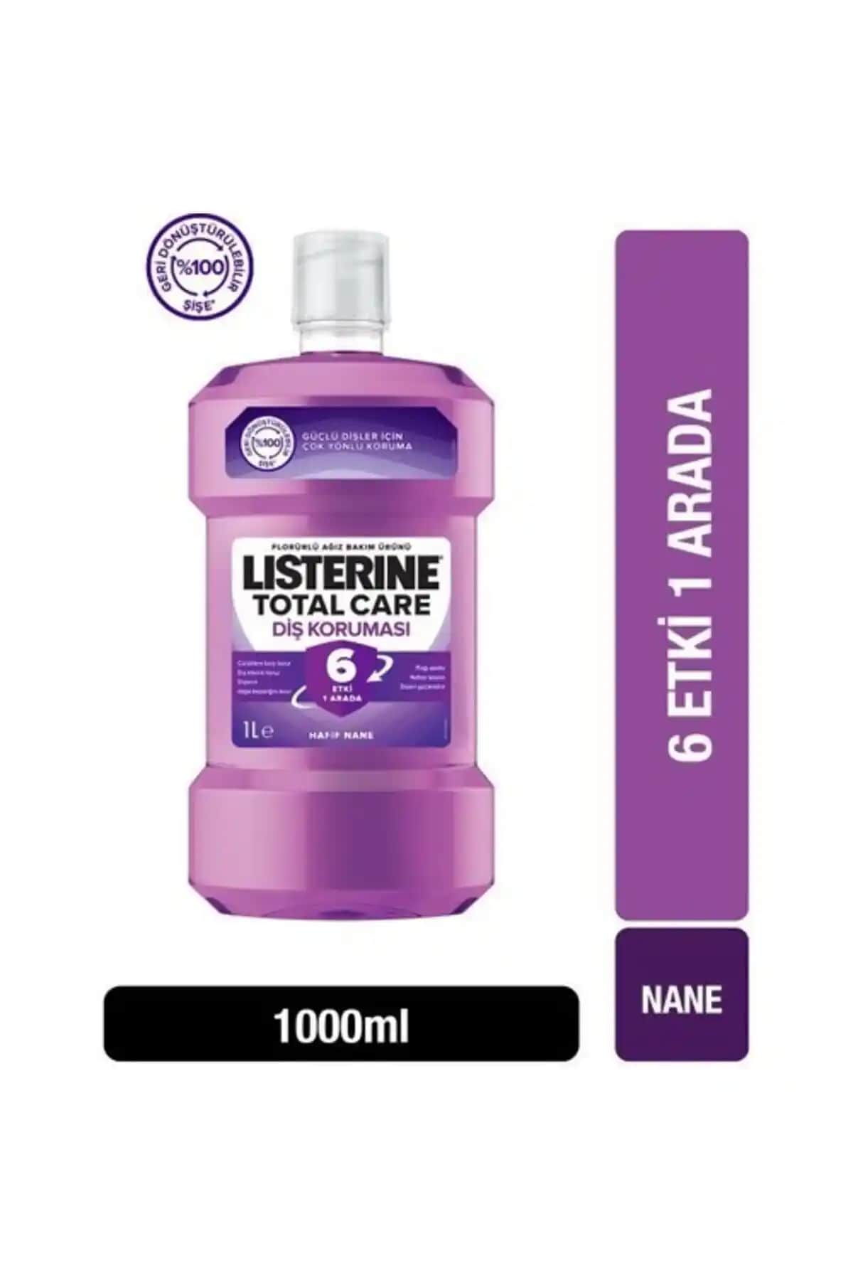 Listerine Total Care 1000 ml: Ağız Sağlığı ve Ferahlık İçin Güçlü Çözüm