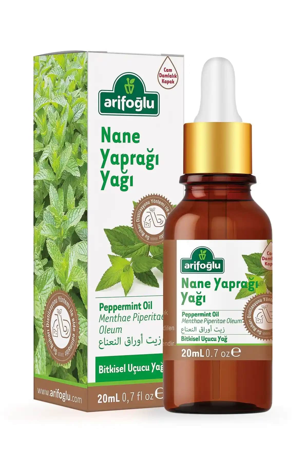 Arifoğlu Nane Yaprağı Yağı 20ml Doğal Ferahlatıcı ve Rahatlatıcı Uçucu Yağ