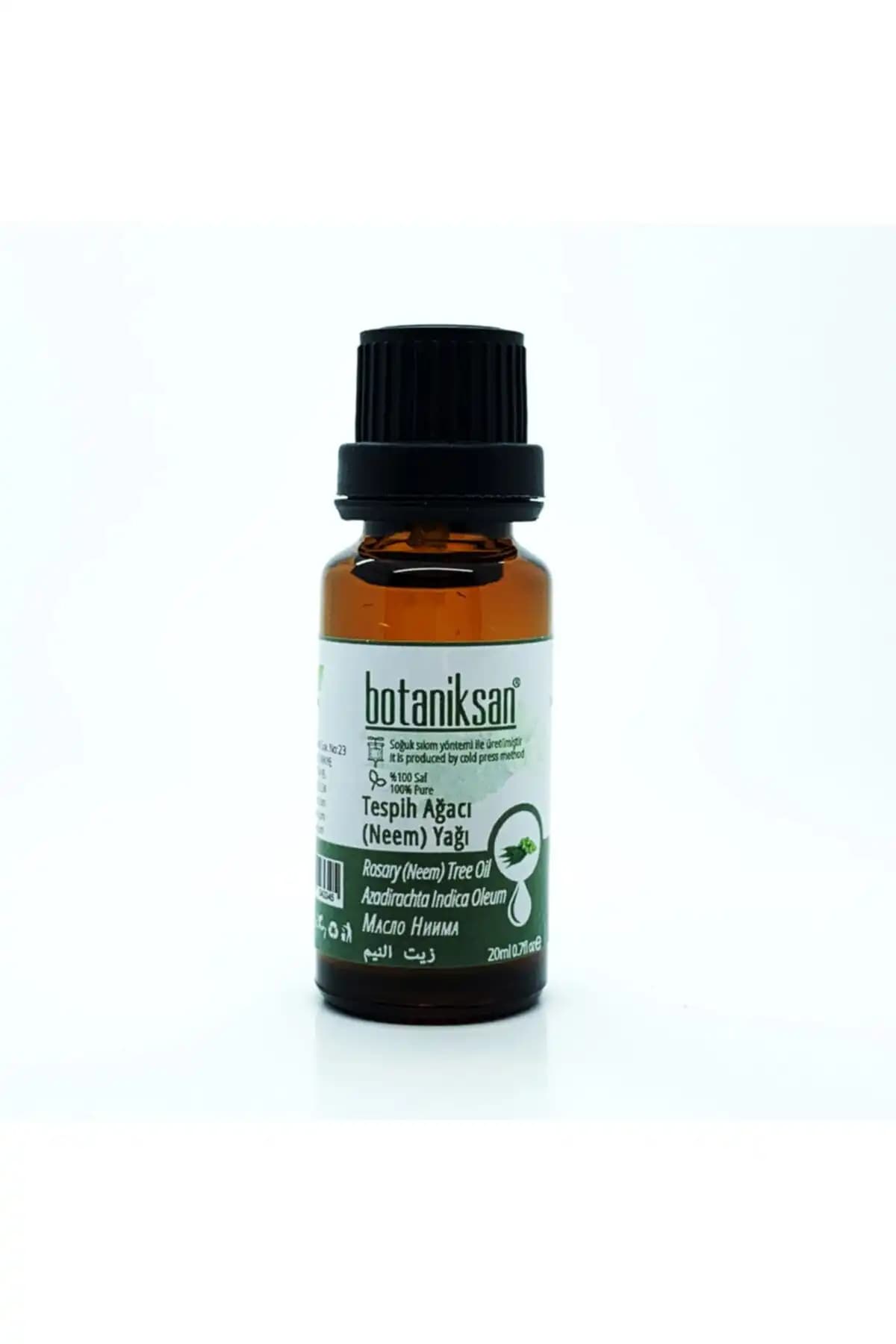 Botaniksan Neem Yağı 20 ml doğal cilt ve bitki bakımı için yüksek kaliteli ürün