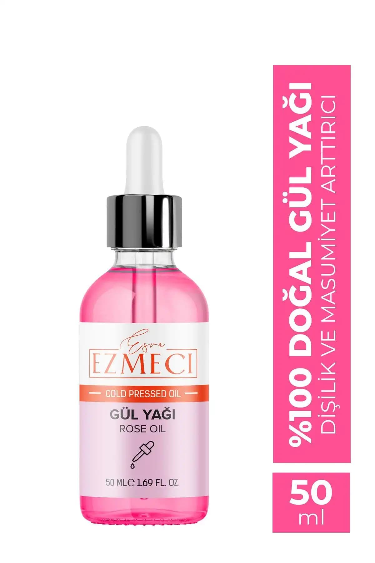 Esra Ezmeci Gül Yağı 50ML Doğal İçeriklerle Güzellik ve Ruh Sağlığına Katkı
