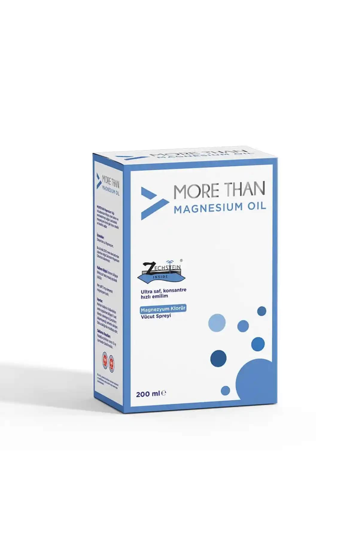 MORE THAN Magnezyum Yağı 200 ml ile Kas ve Eklem Ağrılarına Doğal Çözüm