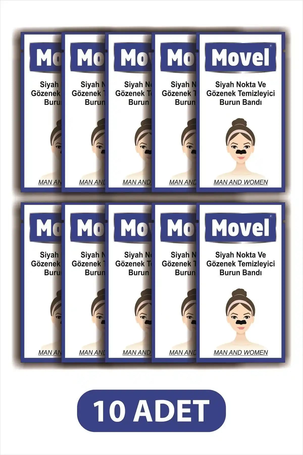 Movel Siyah Nokta ve Gözenek Temizleyici Burun Bandı: Doğal İçeriklerle Etkili Cilt Bakımı