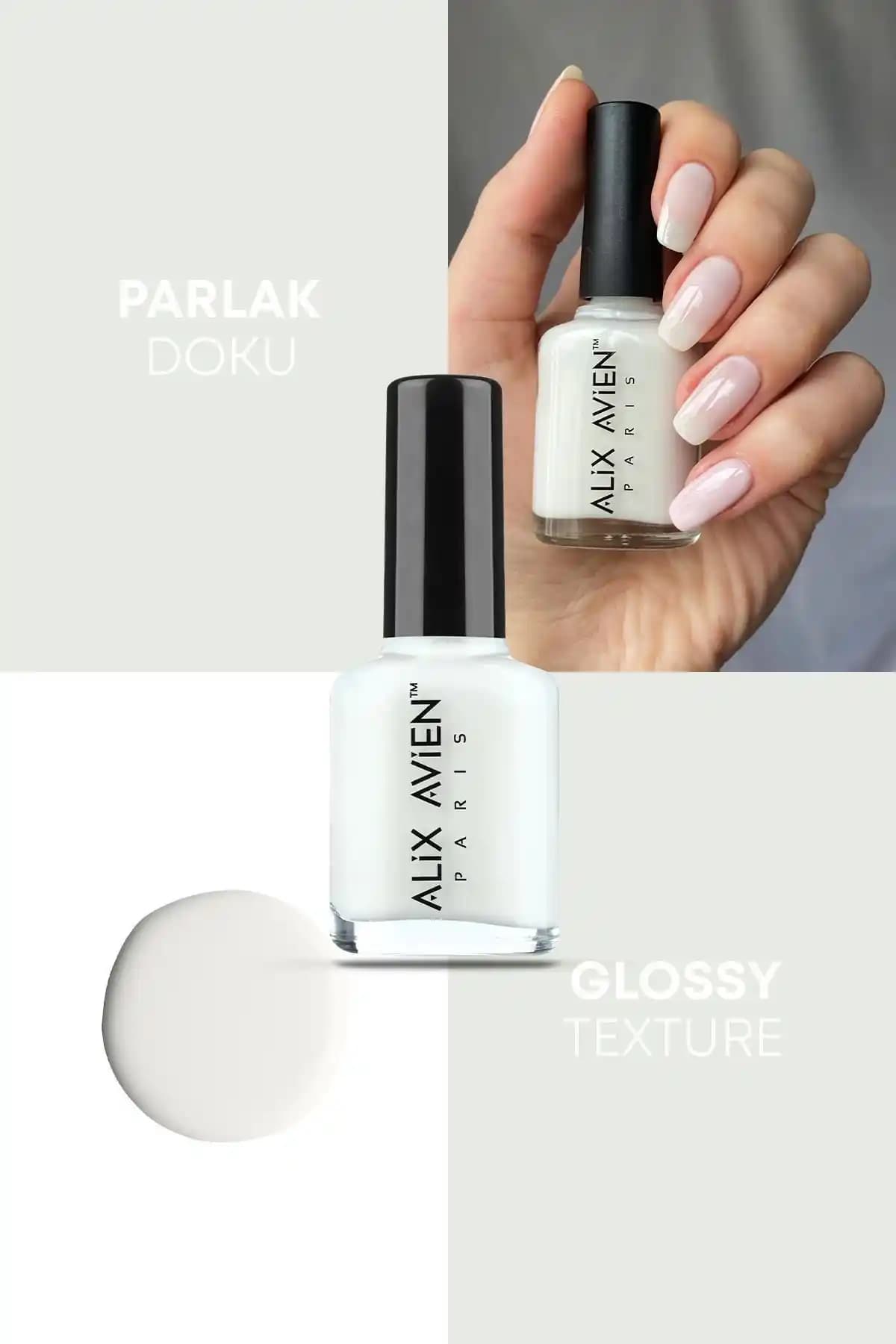 Alix Avien İnci ve Süt Beyaz Oje Karşılaştırması 2023