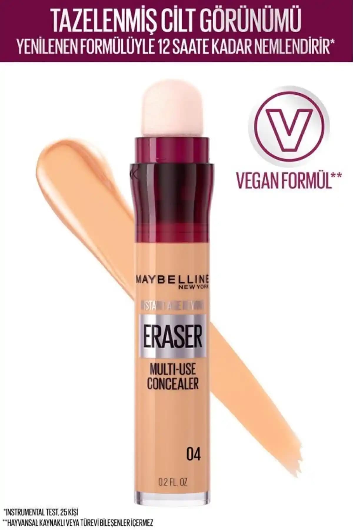 Maybelline Instant Anti Age Eraser Kapatıcı: Yüksek Kapatıcılık ve Doğal Görünüm Sağlayan Makyaj Ürünü