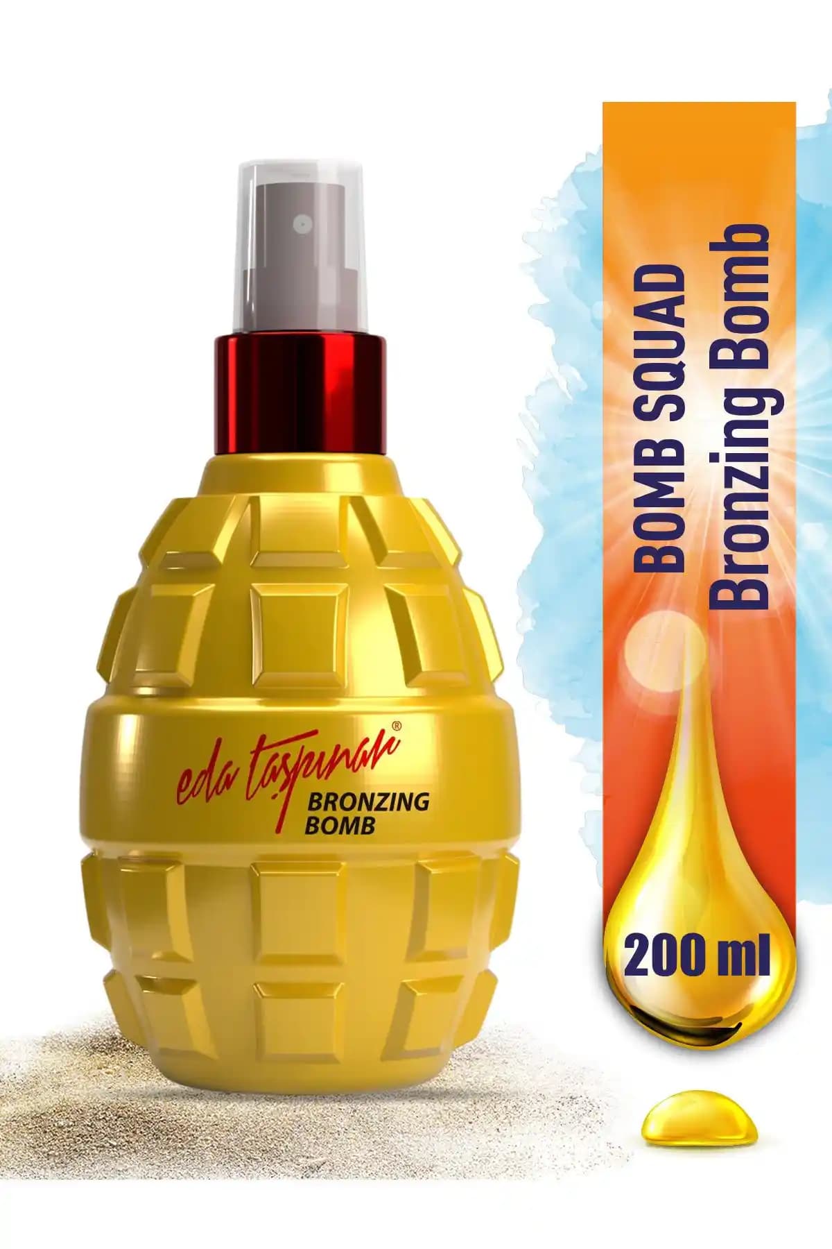 Eda Taşpınar Bronzing Bomb ve Işıltılı Simli Yağ Karşılaştırması