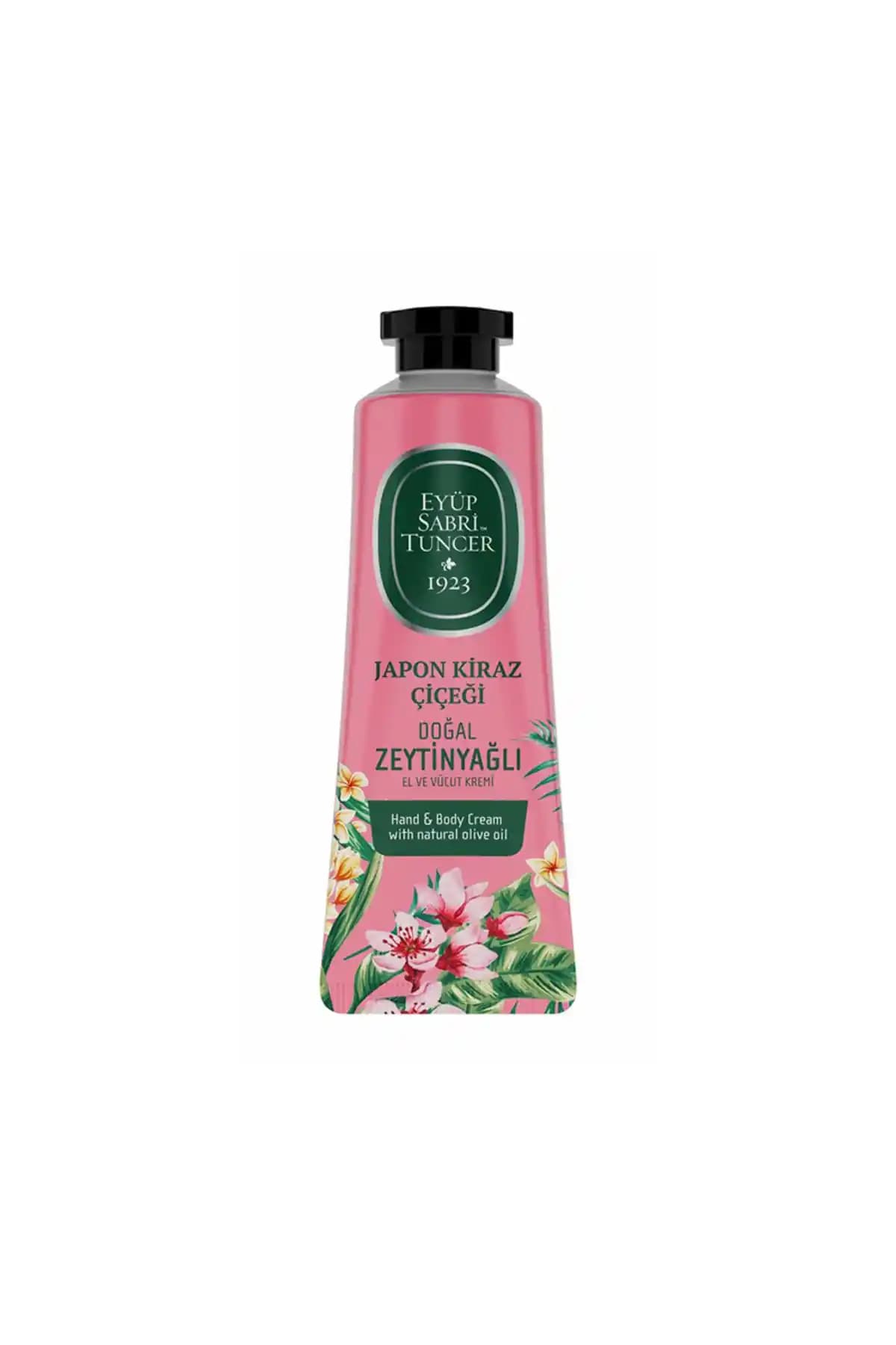 Eyüp Sabri Tuncer Japon Kiraz Çiçeği Doğal Zeytinyağlı El ve Vücut Kremi 50 ml - Nemlendirici ve Vegan Ürün