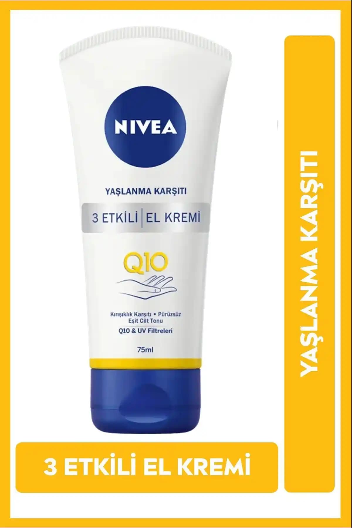 NIVEA Q10 Yaşlanma Karşıtı El Bakım Kremi: Nemlendirici ve Cilt Yenileme Özellikleri