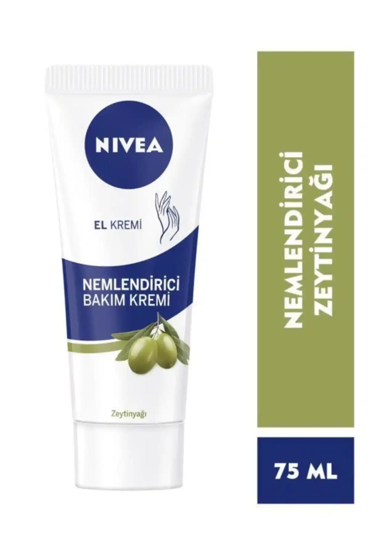 NIVEA Zeytinyağlı Nemlendirici El Bakım Kremi Türkiye Menşei Doğa Dostu Vegan Formül