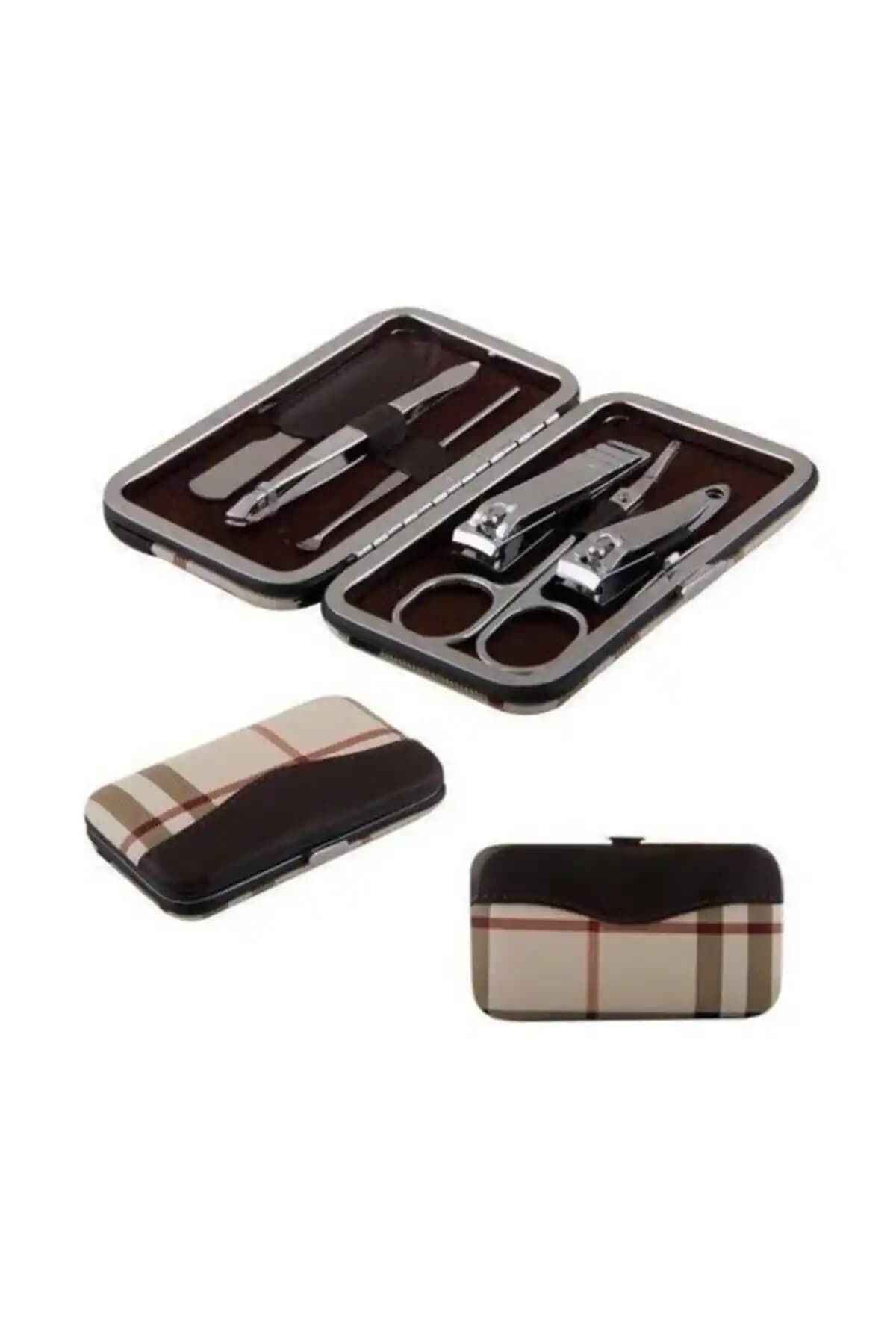 İzla Deri Çantalı 6 Parça Manikür Seti ile Hijyenik ve Pratik Bakım Çözümleri