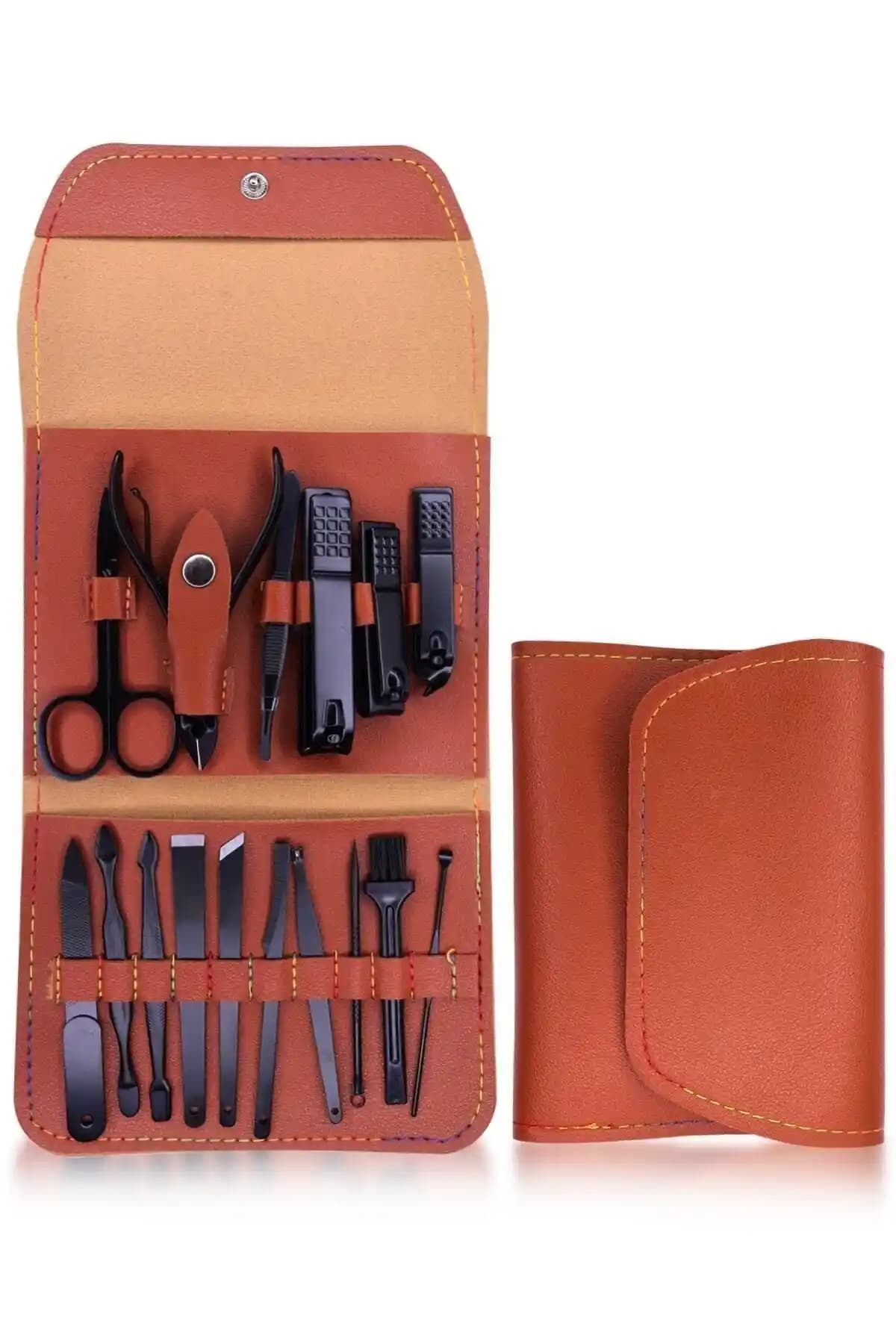 MUJGAN Kahverengi Deri Çantalı 16 Parça Manikür Seti İnceleme ve Kullanıcı Yorumları
