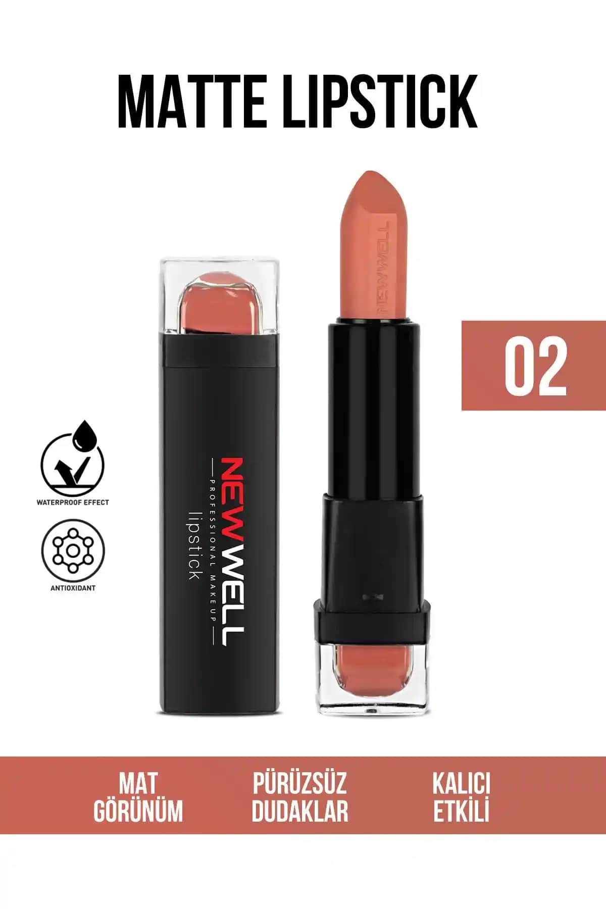 New Well Lipstick 02 ve 06 Karşılaştırması: Renk, Kalıcılık ve Doku Analizi