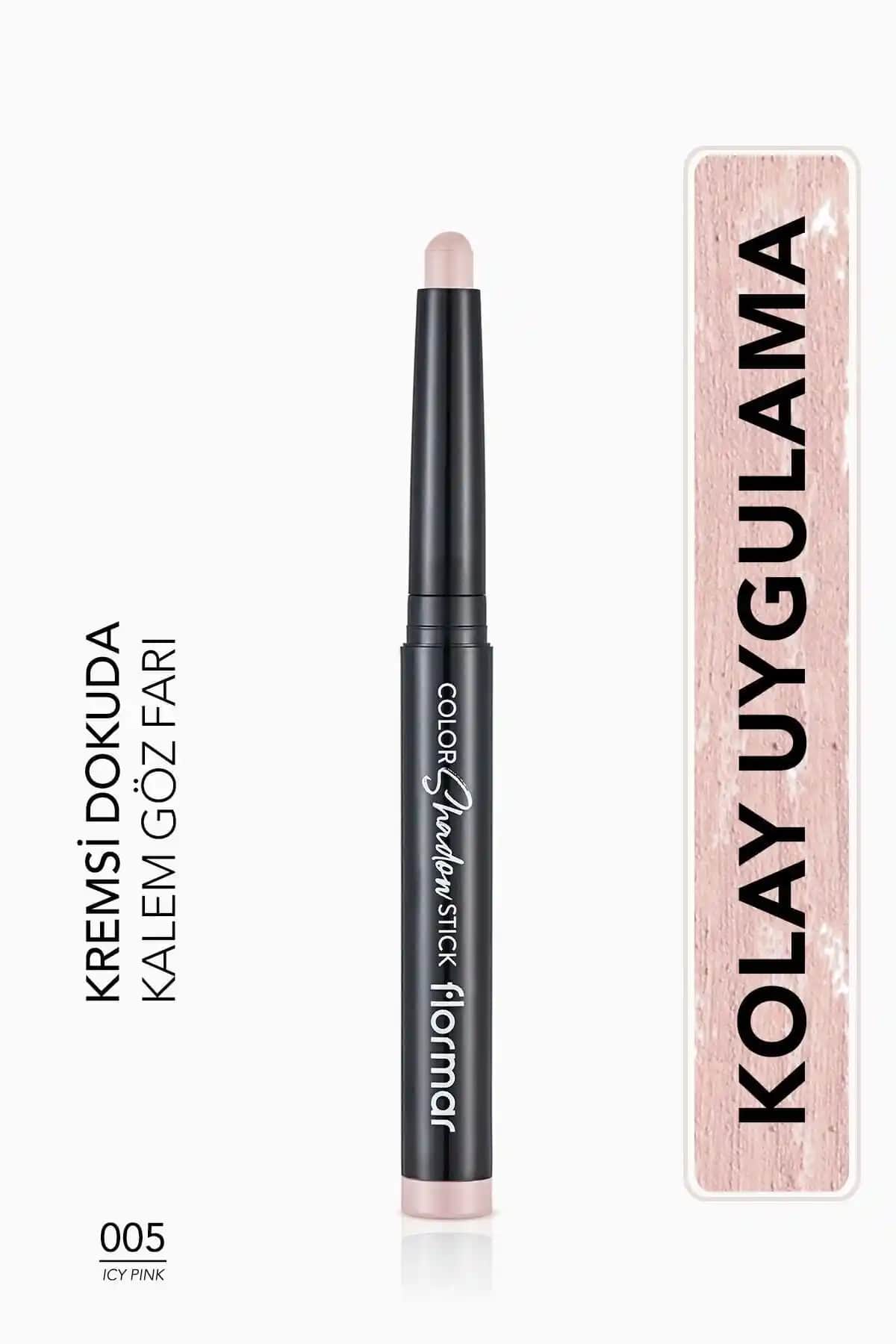 Flormar Işıltılı ve Suya Dayanıklı Kalem Far 005 Icy Pink ile Gözlerde Parlaklık