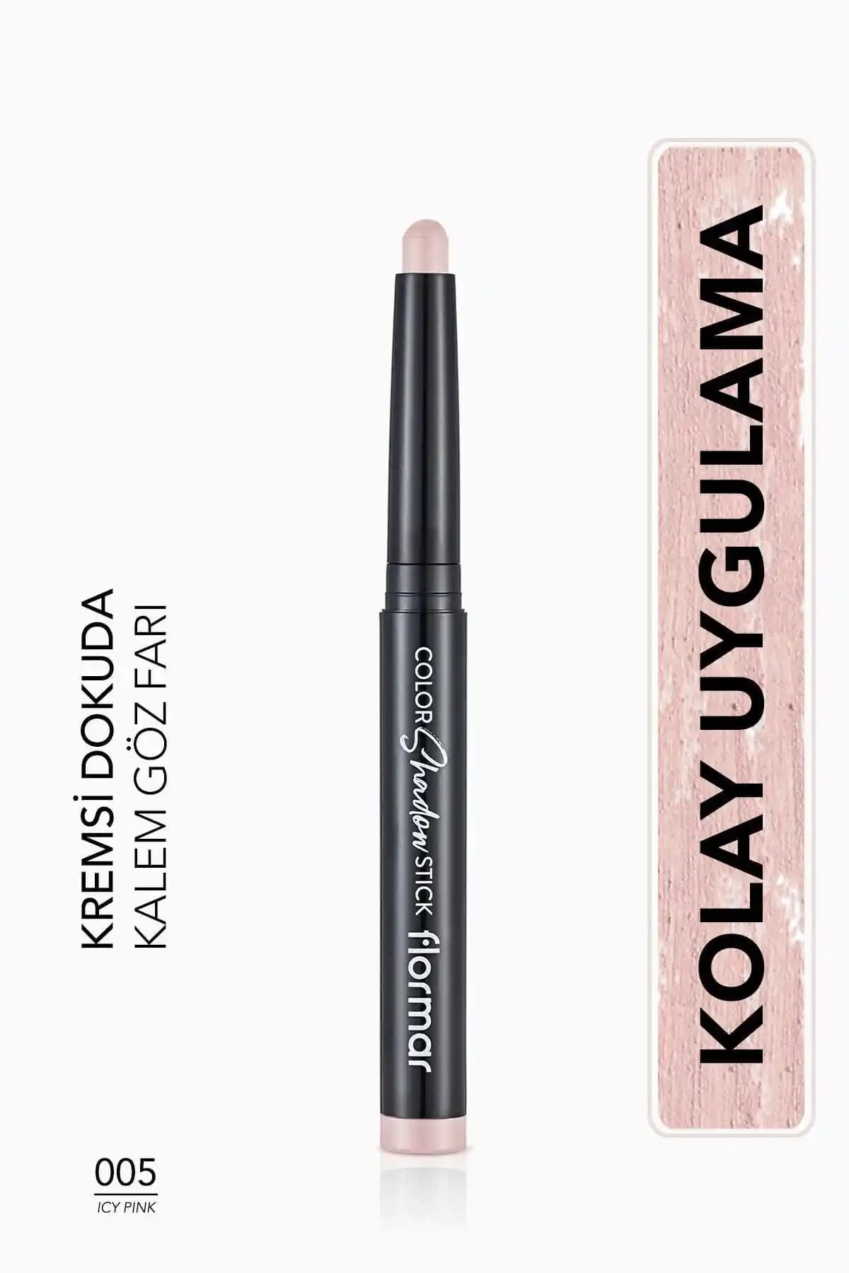 Flormar Işıltılı ve Suya Dayanıklı Kalem Far 005 Icy Pink ile Gözlerde Parlaklık