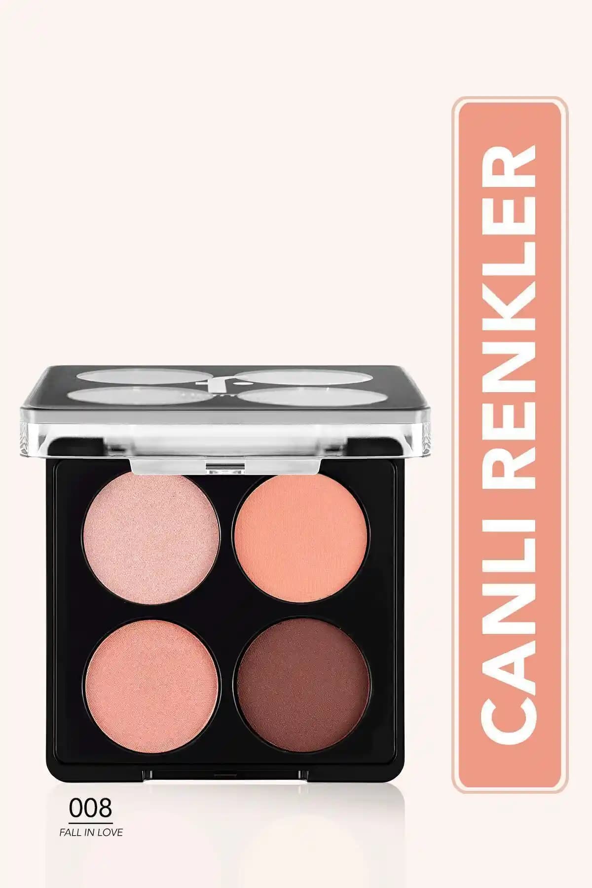 Flormar Mat ve Işıltılı Far Paleti Pembe-Kahve Renk Seçenekleriyle Göz Makyajında Fark Yaratır