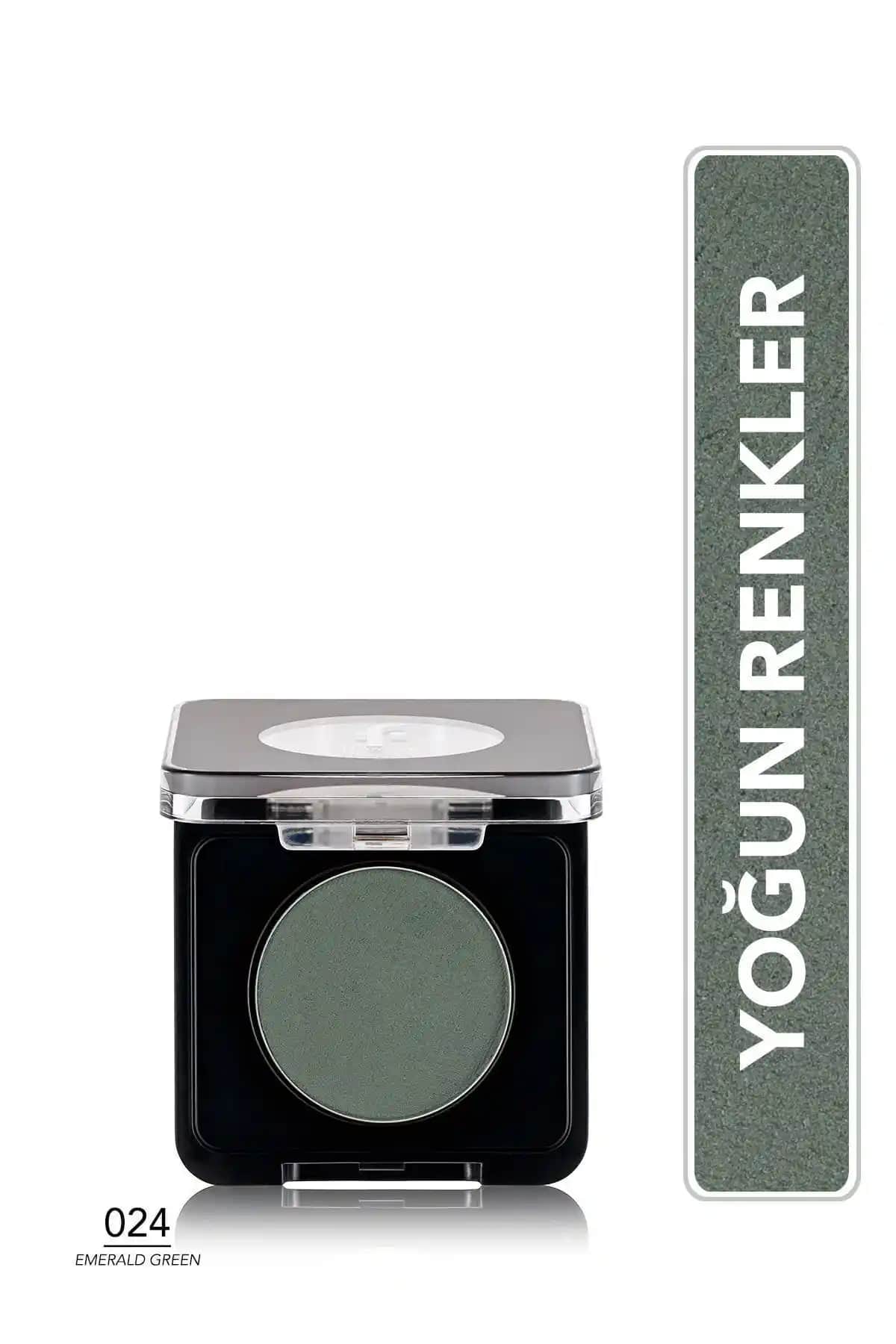 Flormar Mono Yüksek Pigmentli Mat Bitişli Kompakt Göz Farı Yeşil Renk ile Günlük ve Profesyonel Kullanım