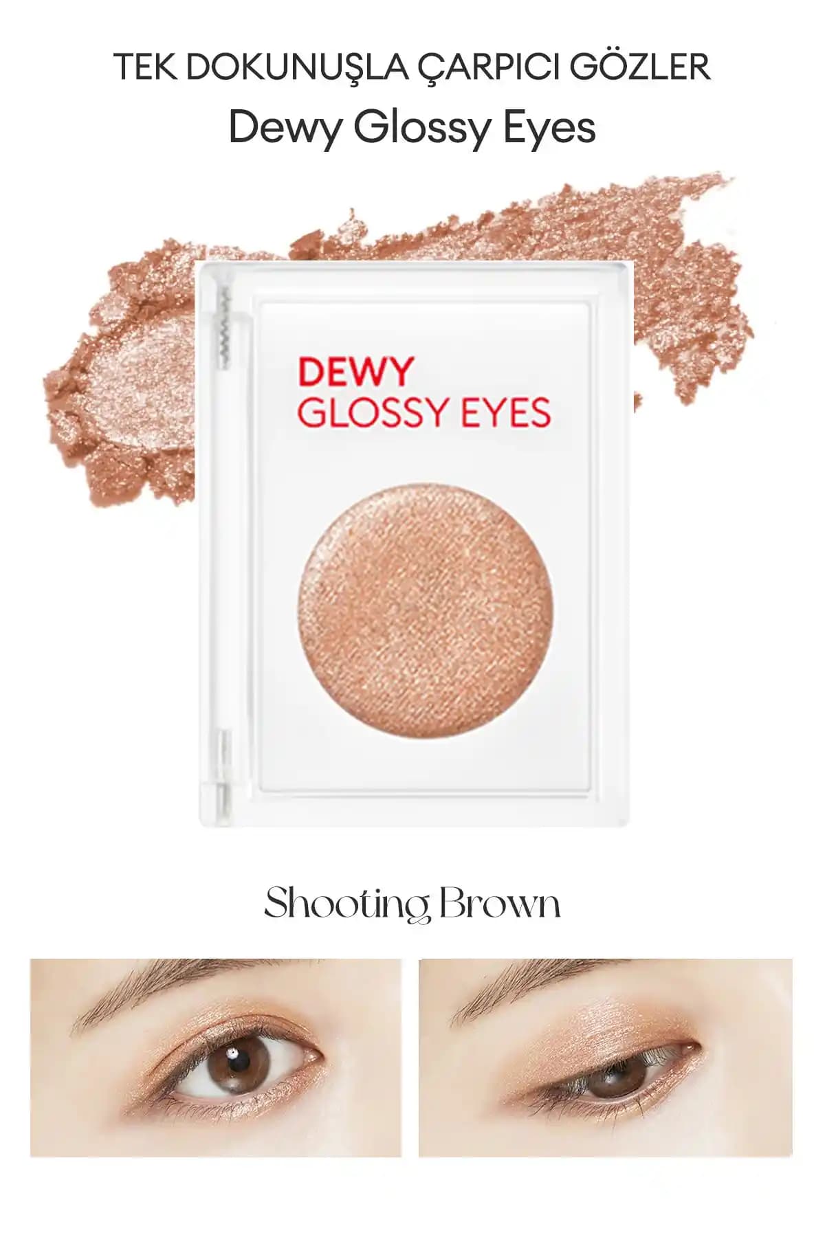 Missha Dewy Glossy Eyes Göz Farı Güney Kore Kalitesi ve Doğal Parlaklık Sağlar