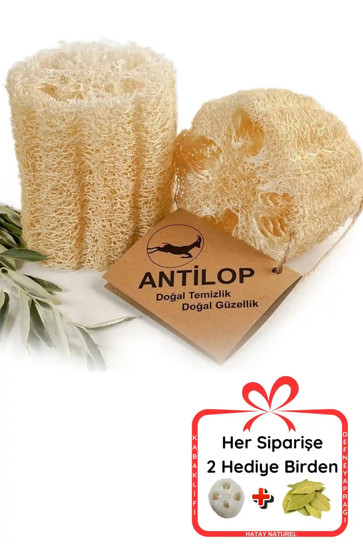 Antilop ve Üçler aktariye Doğal Kabak Lifi Keseleri Karşılaştırması