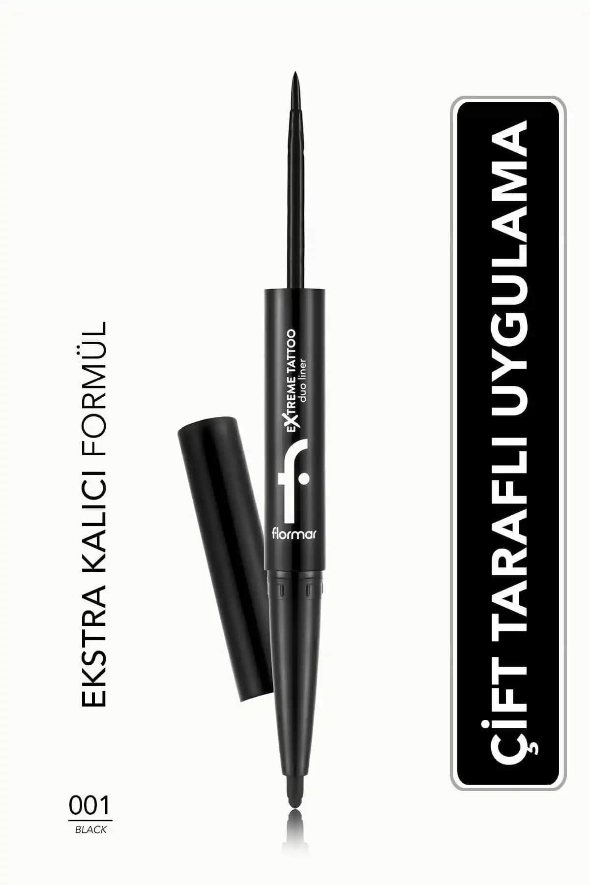 Flormar Extreme Tattoo Çift Uçlu Eyeliner ve Jel Göz Kalemi ile Profesyonel Makyaj Deneyimi