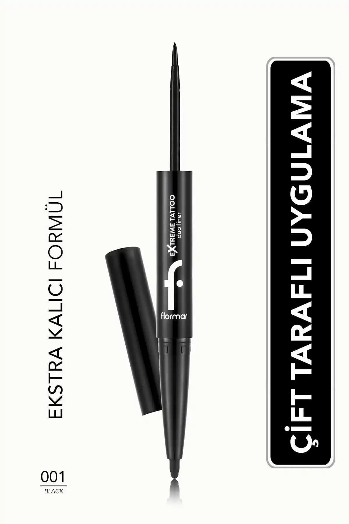 Flormar Extreme Tattoo Çift Uçlu Eyeliner ve Jel Göz Kalemi ile Profesyonel Makyaj Deneyimi
