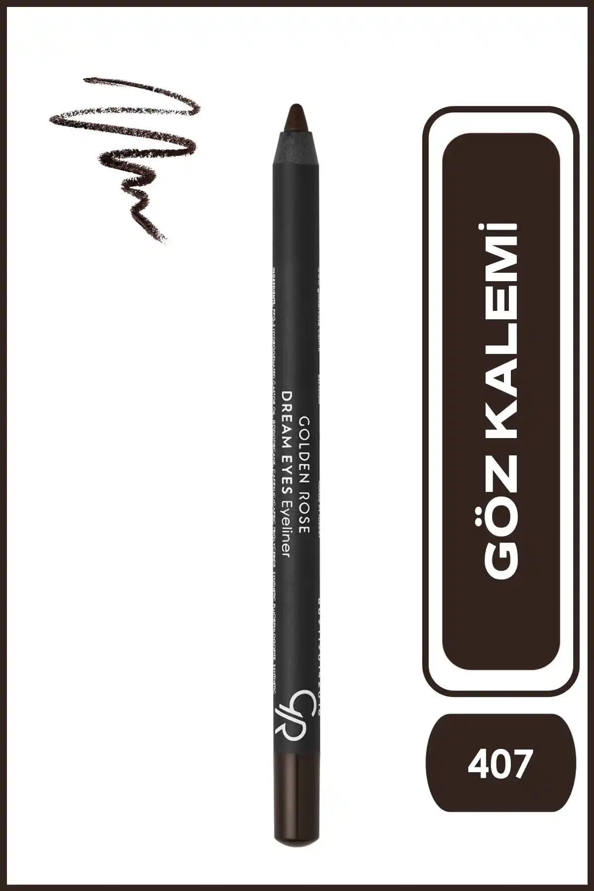 Golden Rose Dream Eyes Eyeliner No:407 Kahverengi, Suya Dayanıklı ve Uzun Süre Kalıcı