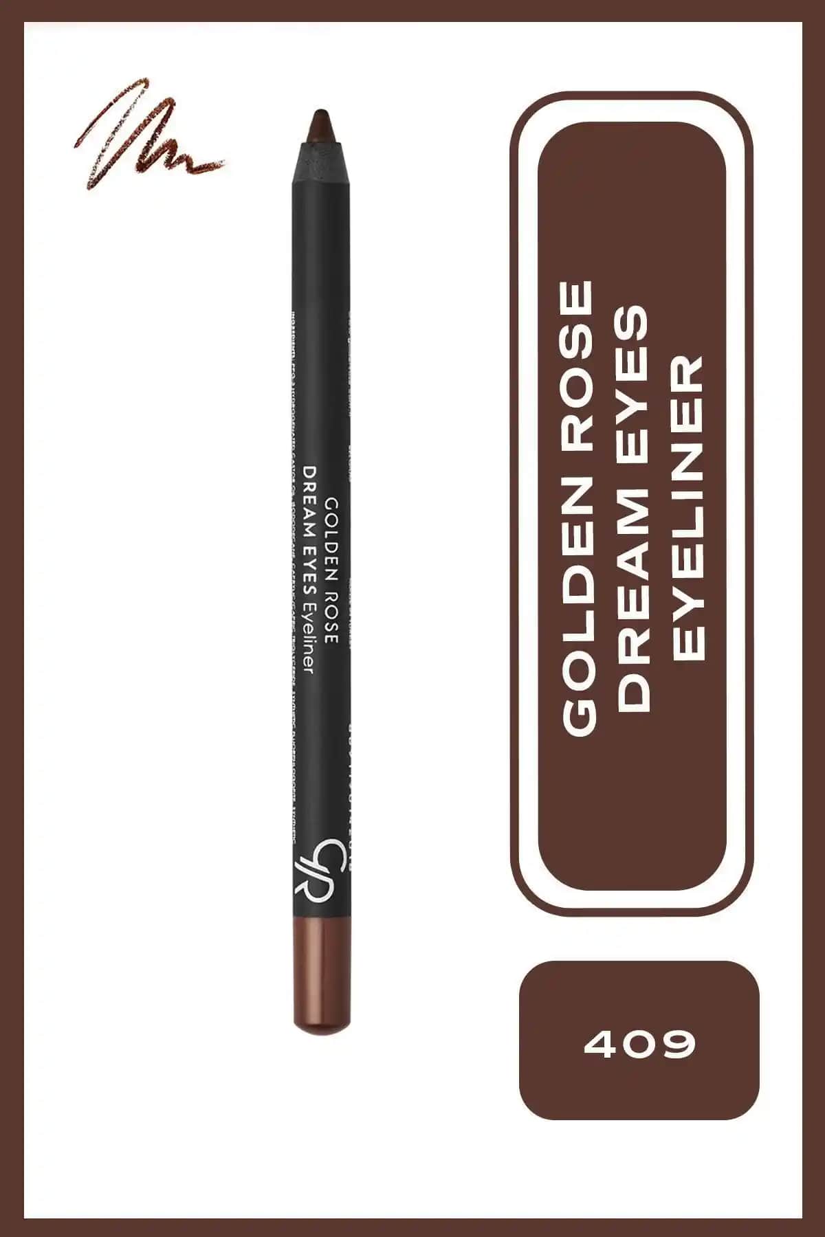 Golden Rose Dream Eyes No:409 Chocolatte Kahverengi Göz Kalemi Günlük ve Özel Kullanım İçin