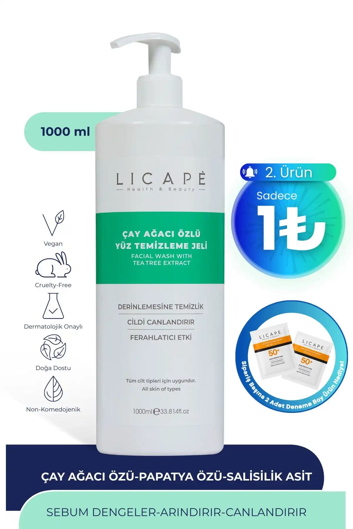 Licape Yüz Temizleme Jeli ve Cilt Temizleyici Paketi Karşılaştırması 1
