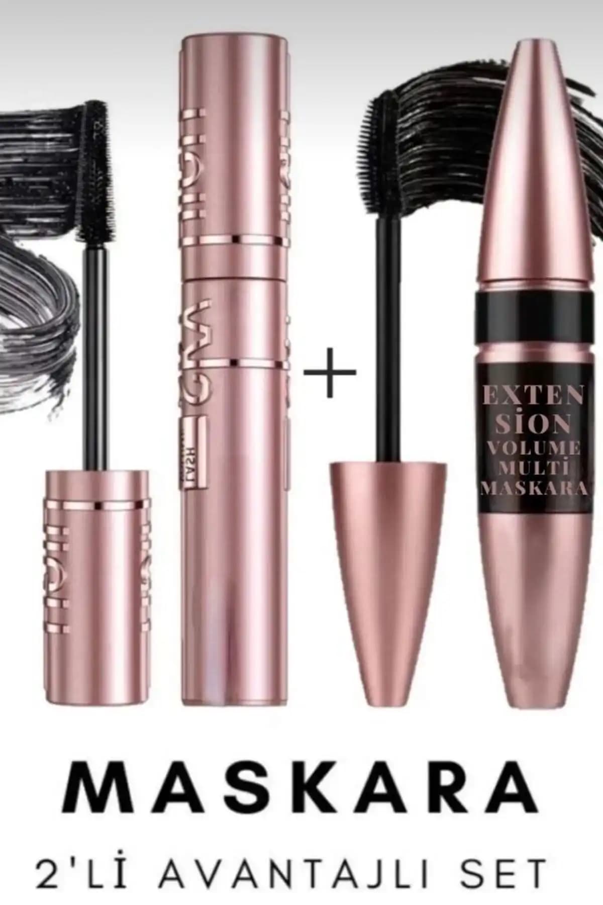 Gabrini 3D Silicon Brush ve HİROS'H Extension Maskara Karşılaştırması 2