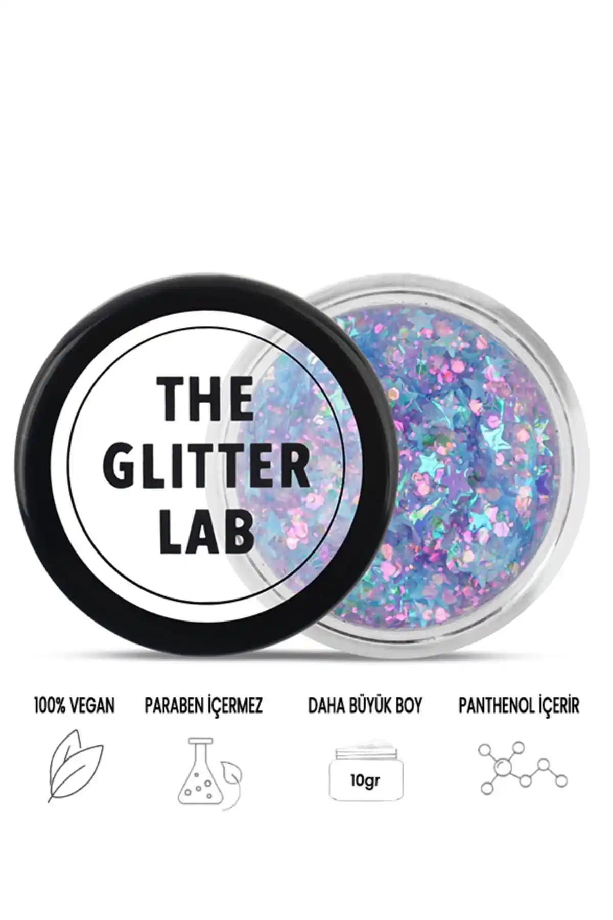 The Glitter Lab Jel Formlu Parlak Glitter Karşılaştırması: Mavi Stars ve Witch Ürünleri