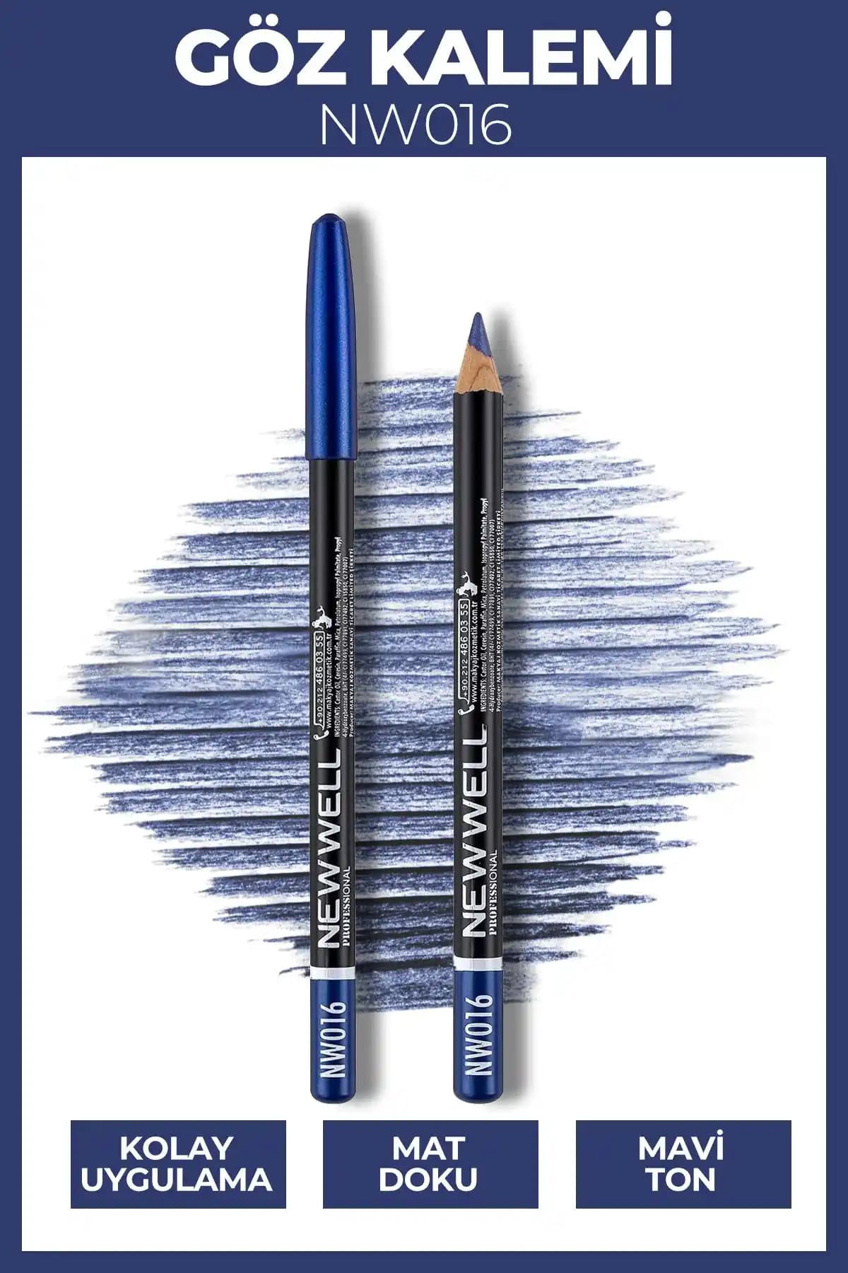 Yeni Well Göz Kalemi NW016: Modern ve Kalıcı Göz Makyajı İçin Pratik Çözüm