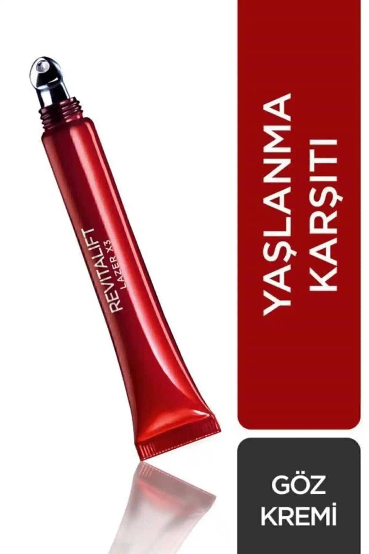 L'Oreal Paris Revitalift Lazer X3 Göz Bakım Kremi: Yaşlanma ve kırışıklık karşıtı etkili ürün