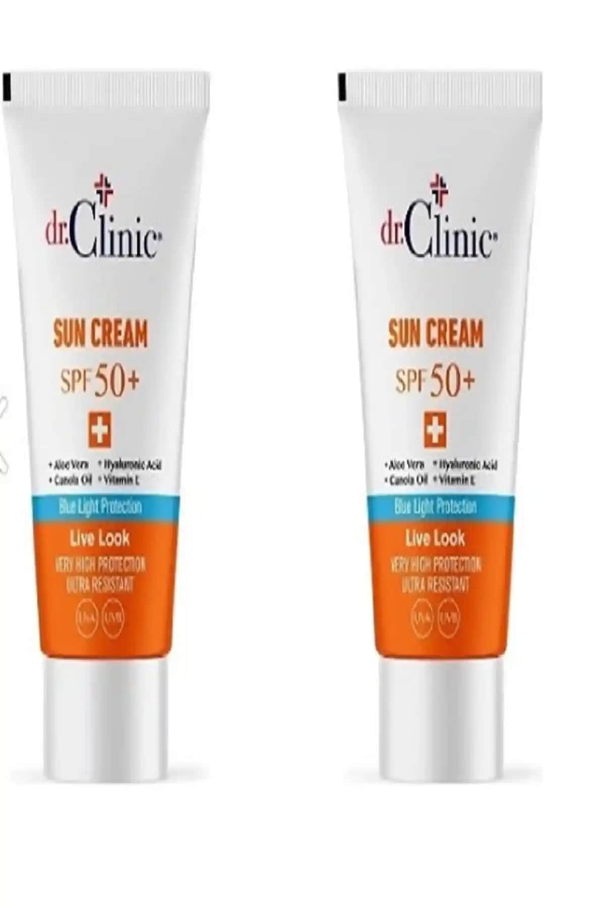 Dr. Clinic Güneş Koruyucu Krem SPF 50+ ile Güçlü ve Doğal Güneş Koruması Sağlayın
