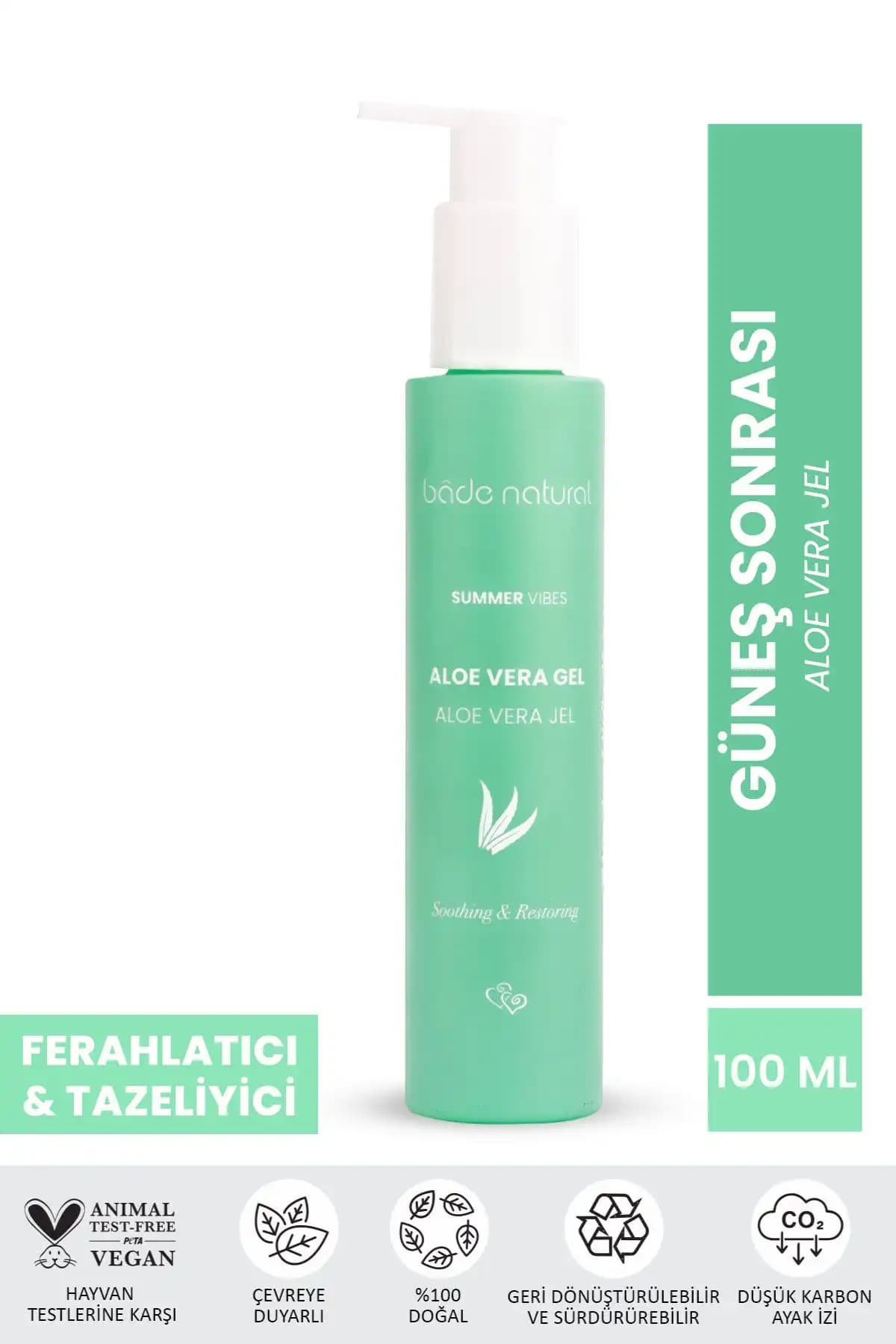 Güneş Sonrası Nemlendirici Aloe Vera Jel: Doğal ve Güvenilir Cilt Rahatlatıcı