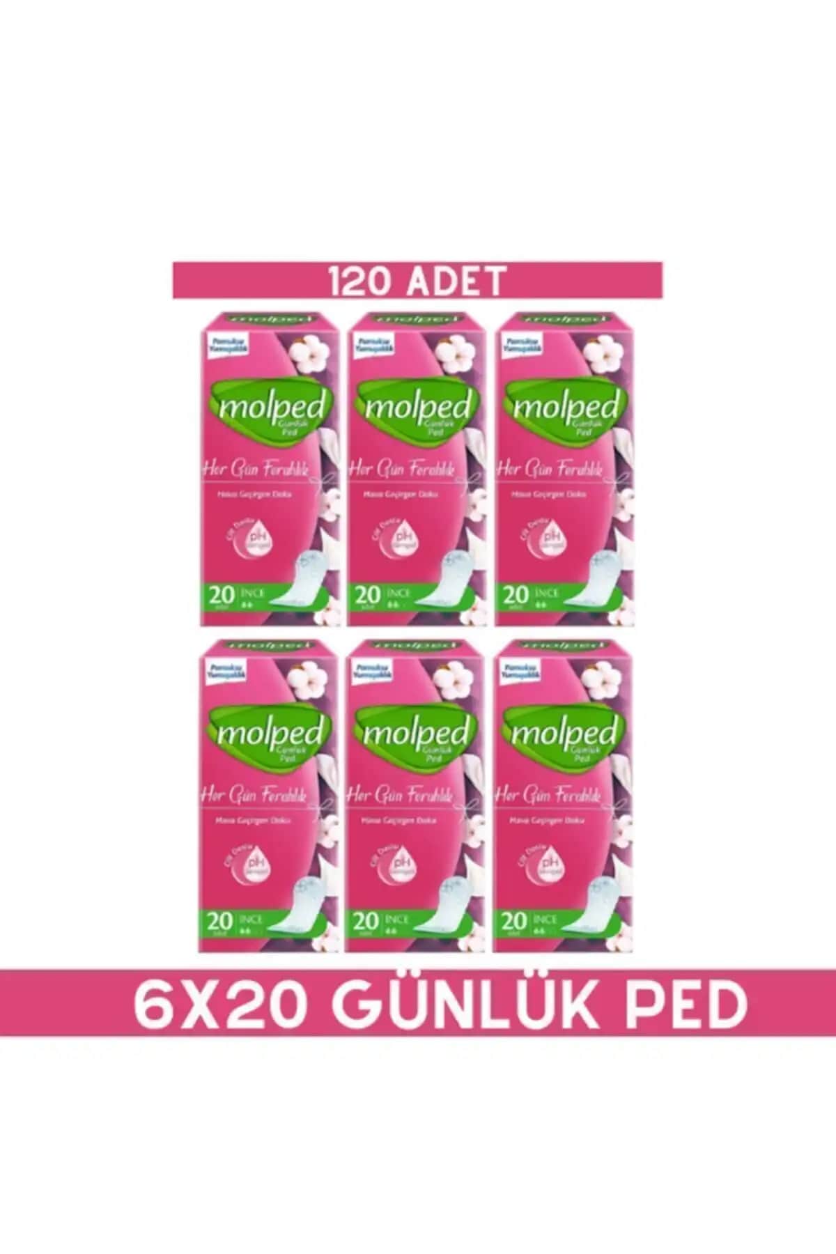 Molped Her Gün Ferahlık Günlük Pedleri ile Gün Boyu Konfor ve Hijyen