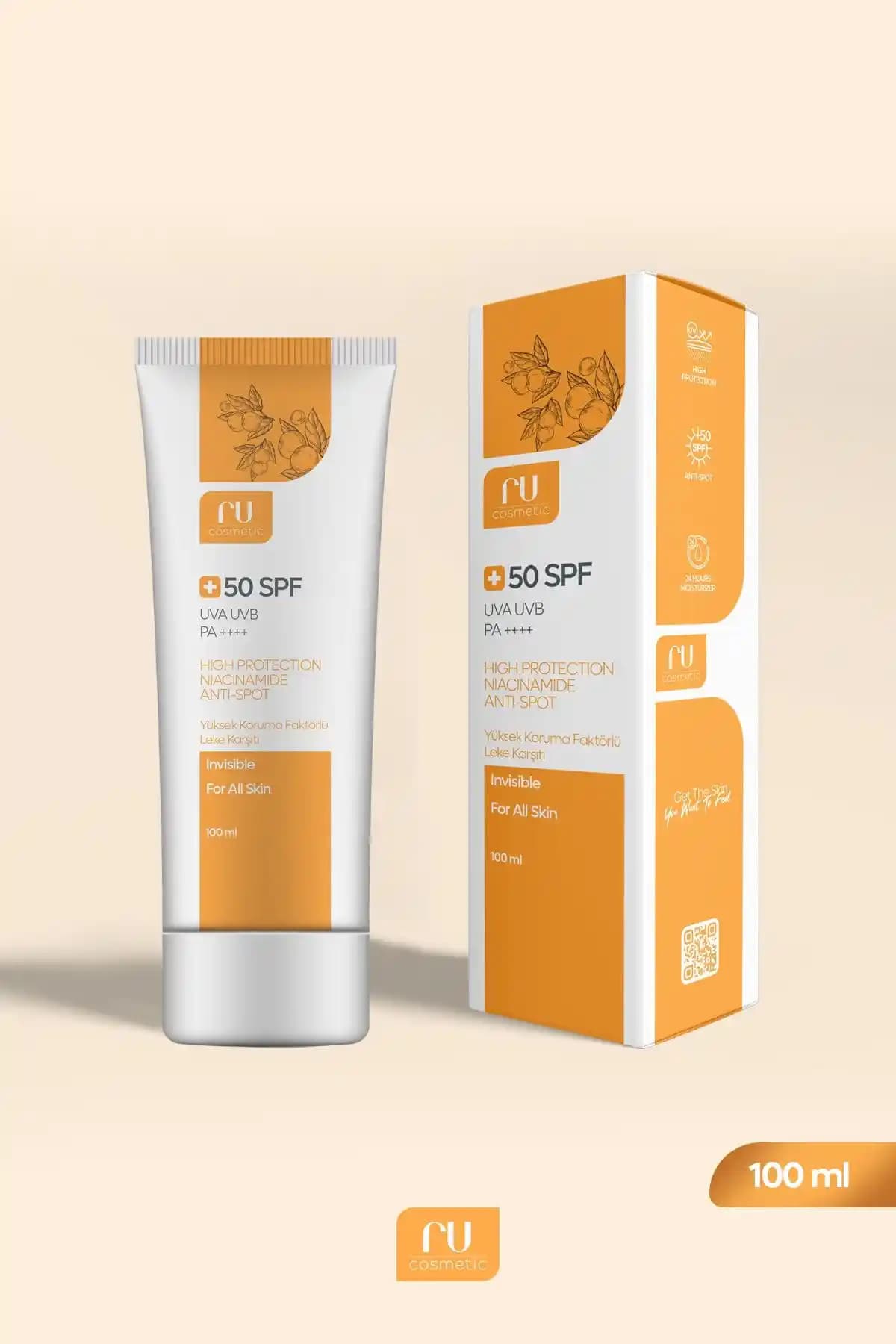 RU Cosmetic Leke Karşıtı SPF 50+ Güneş Kremi: Yüksek Koruma ve Hassas Cilt Uyumlu