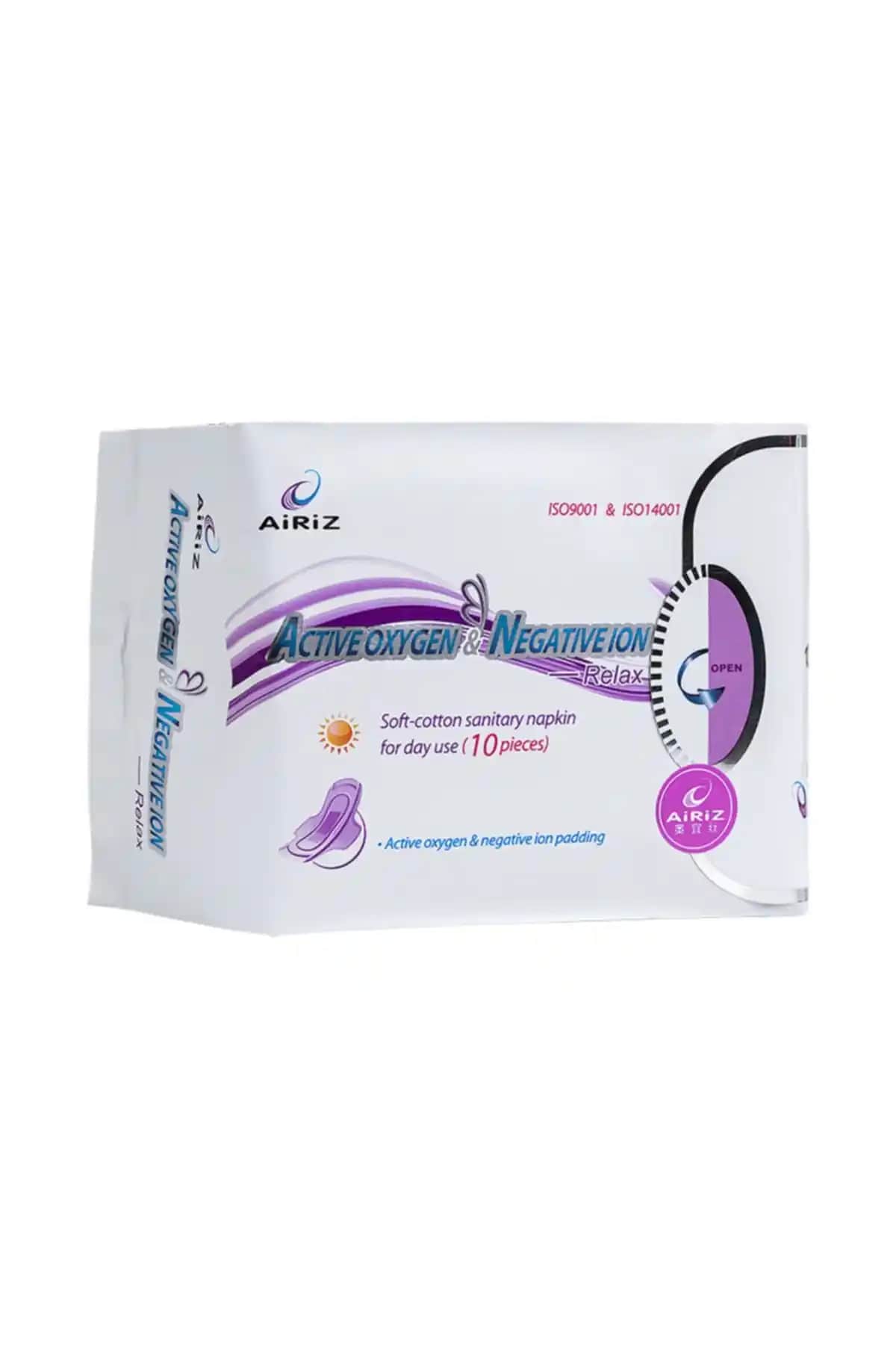 Airiz Active Oxygen ve Negatif İyon Teknolojili Günlük Hijyen Pedleri