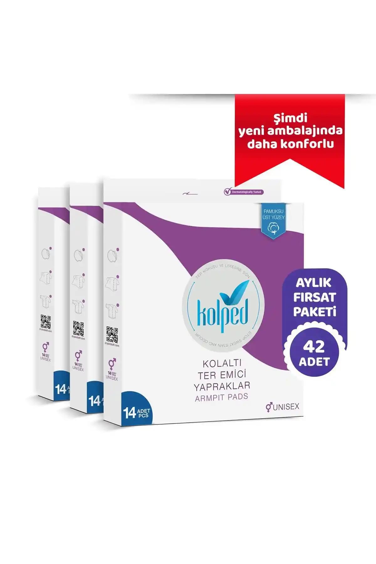 KOLPED Koltuk Altı Pedi Ter Emici Yapraklar Günlük Kullanım İçin Güvenli ve Konforlu Çözüm