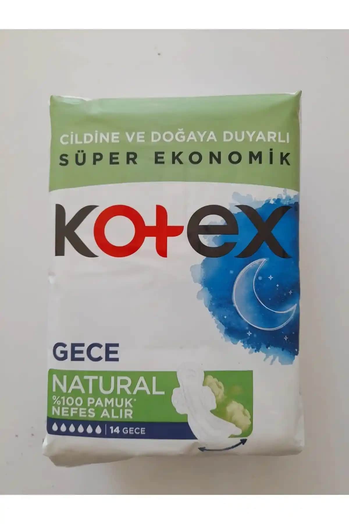 Kotex Hijyenik Ped Natural Gece: Doğal İçeriklerle Maksimum Konfor ve Güvenlik