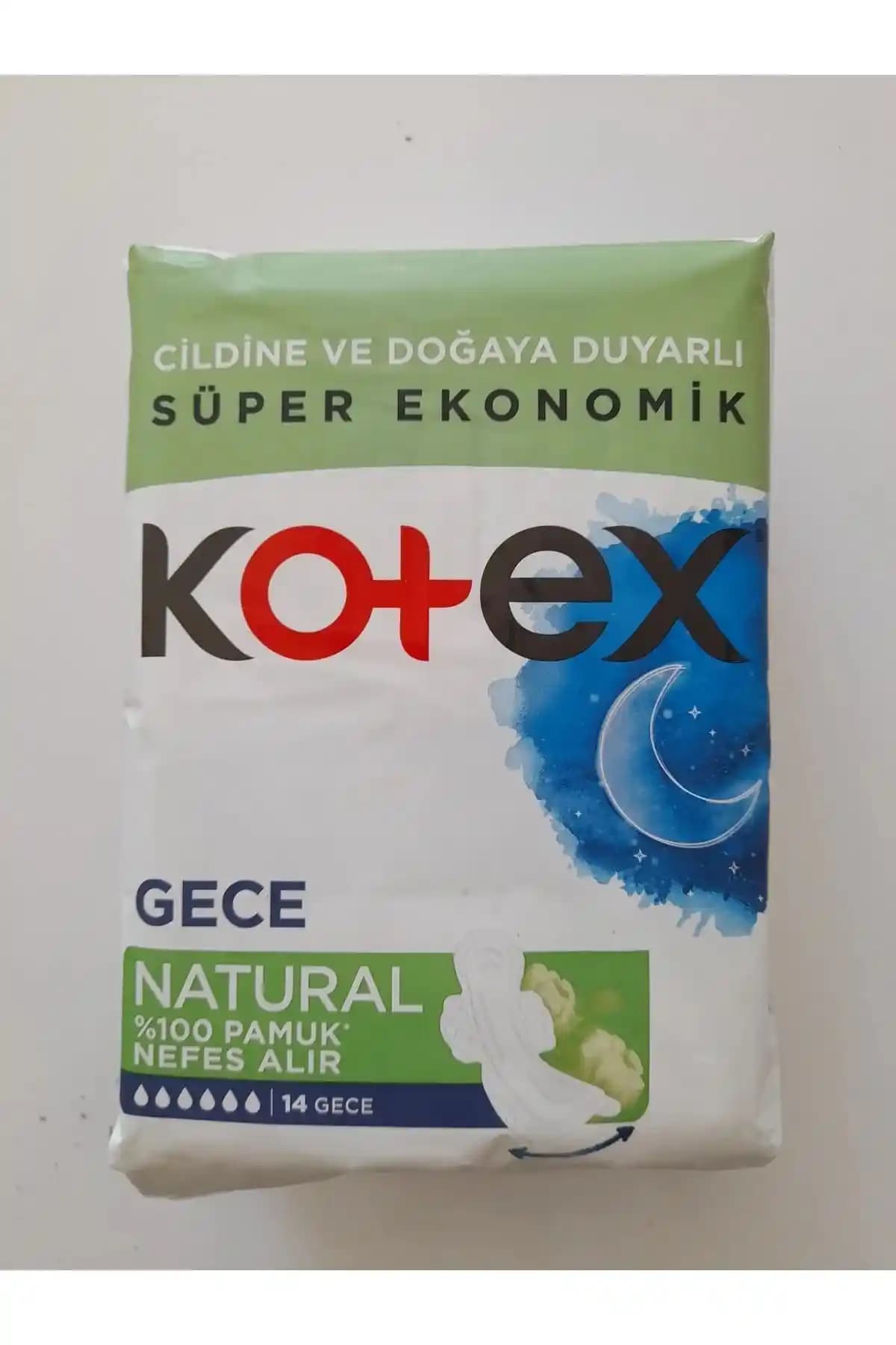 Kotex Hijyenik Ped Natural Gece: Doğal İçeriklerle Maksimum Konfor ve Güvenlik