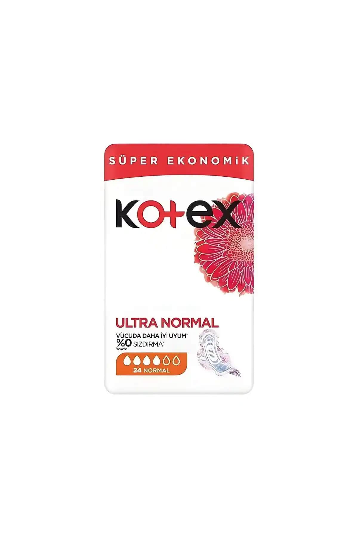Kotex Ultra Normal Ekonomik Paket 24 Lü Günlük Hijyen Pedi, Konfor ve Güvenlik Sunar