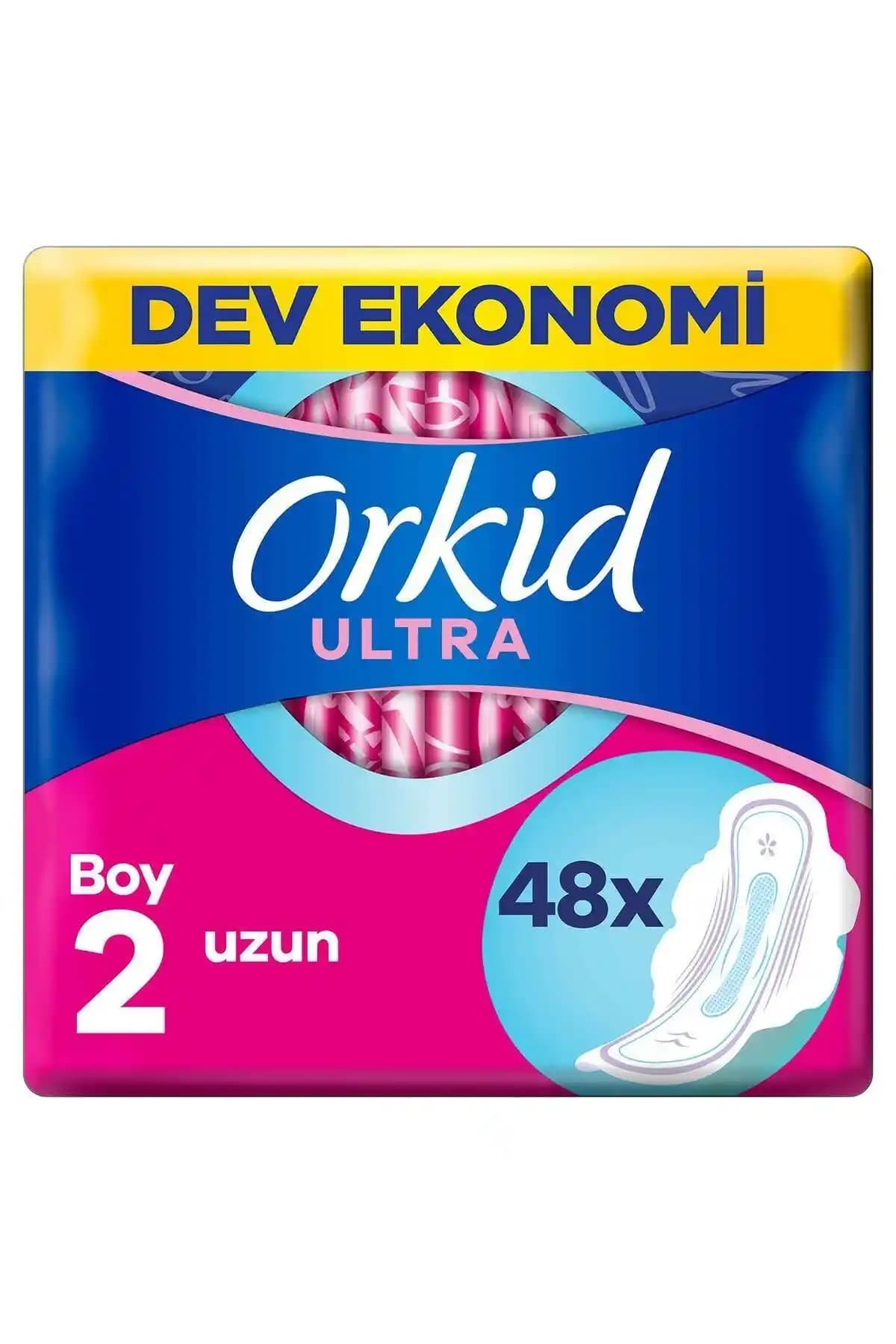 Orkid Ultra Extra Uzun Hijyenik Pedler Günlük Güvenlik ve Konfor İçin Tasarlandı